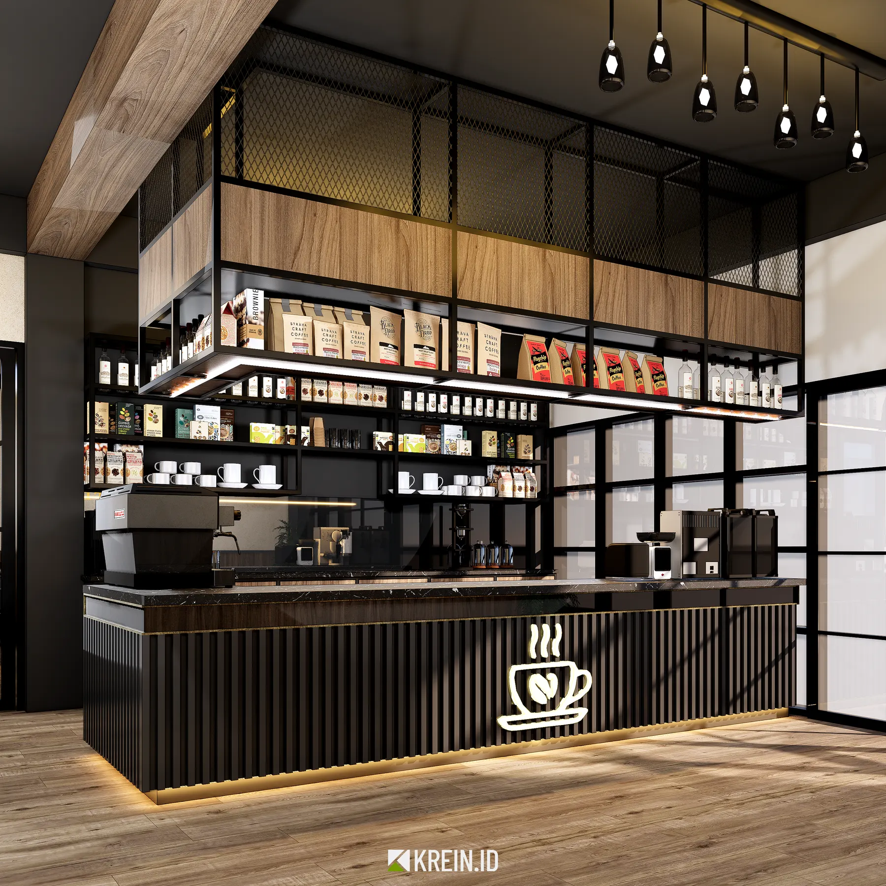 Cafe J Seven — J Seven Cafe — interior oleh KREIN Pekanbaru