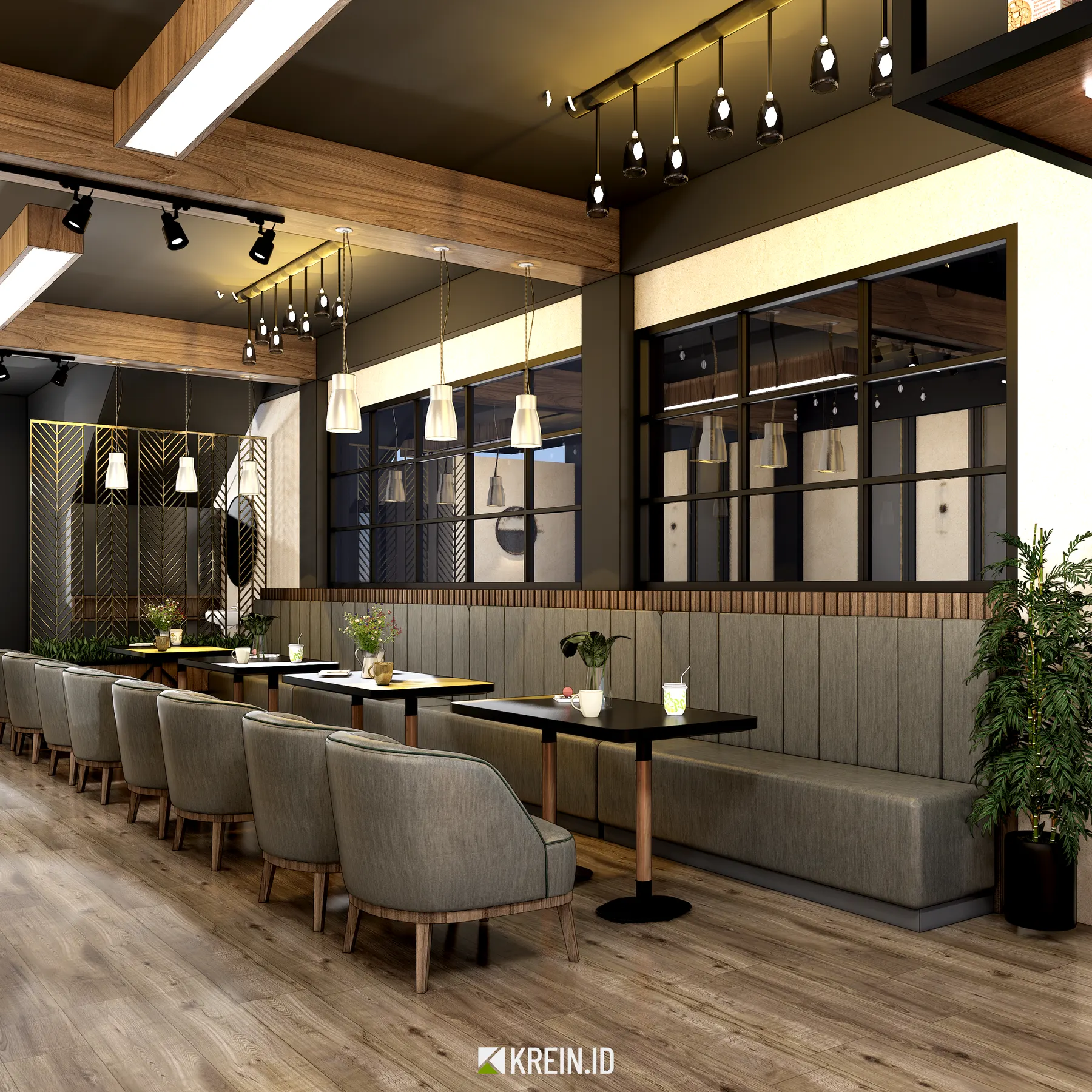Cafe J Seven — J Seven Cafe — interior oleh KREIN Pekanbaru