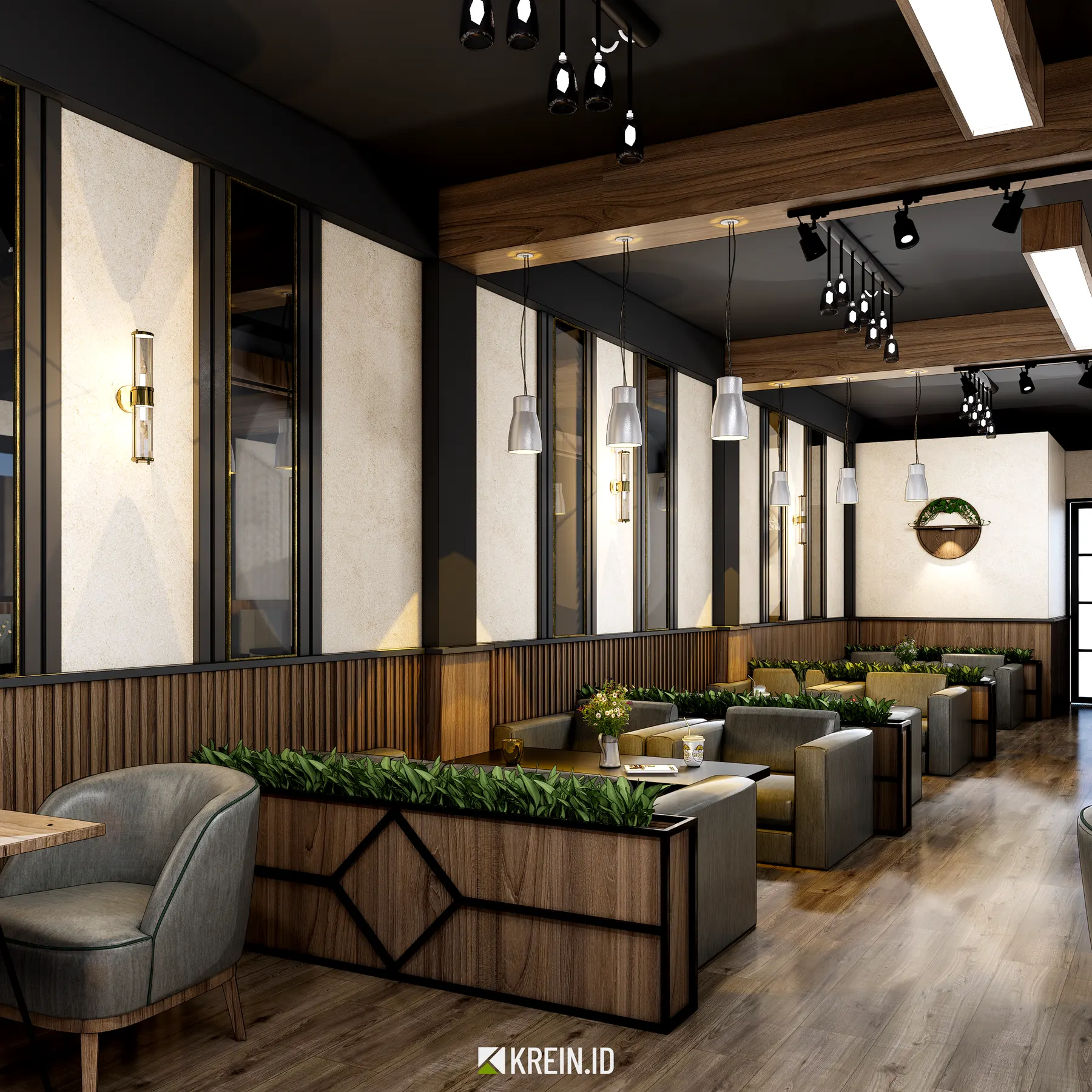 Cafe J Seven — J Seven Cafe — interior oleh KREIN Pekanbaru