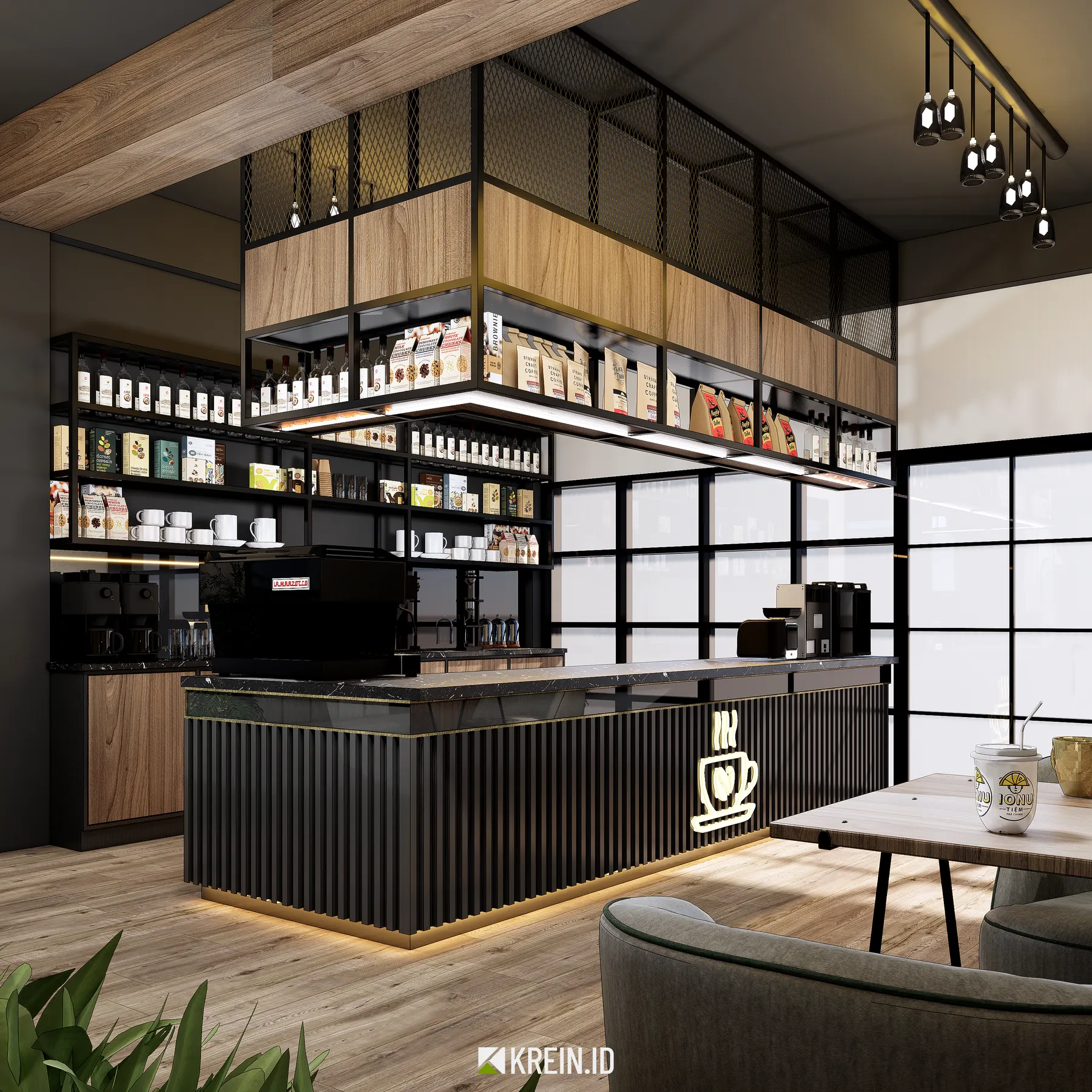 Cafe J Seven — J Seven Cafe — interior oleh KREIN Pekanbaru