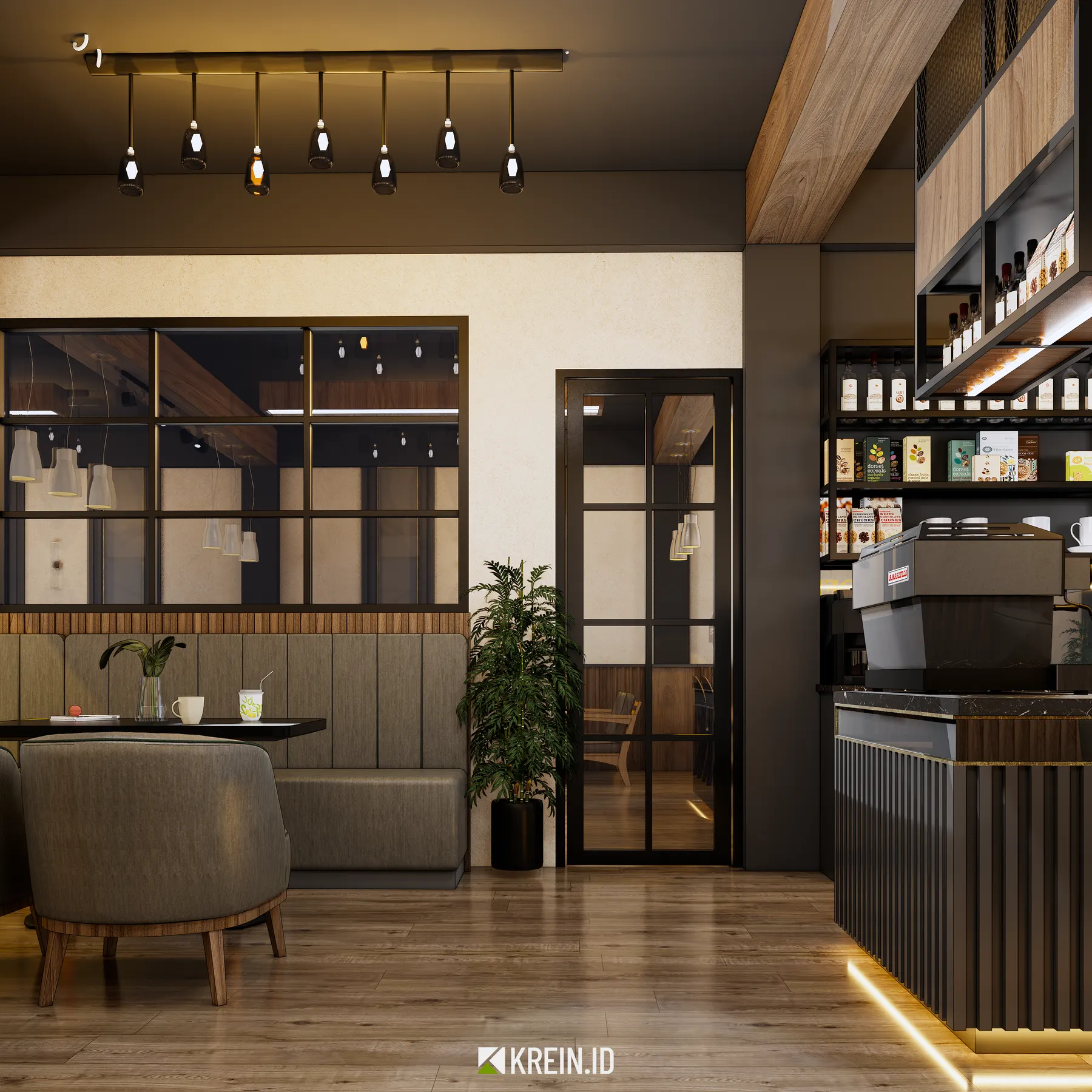 Cafe J Seven — J Seven Cafe — interior oleh KREIN Pekanbaru