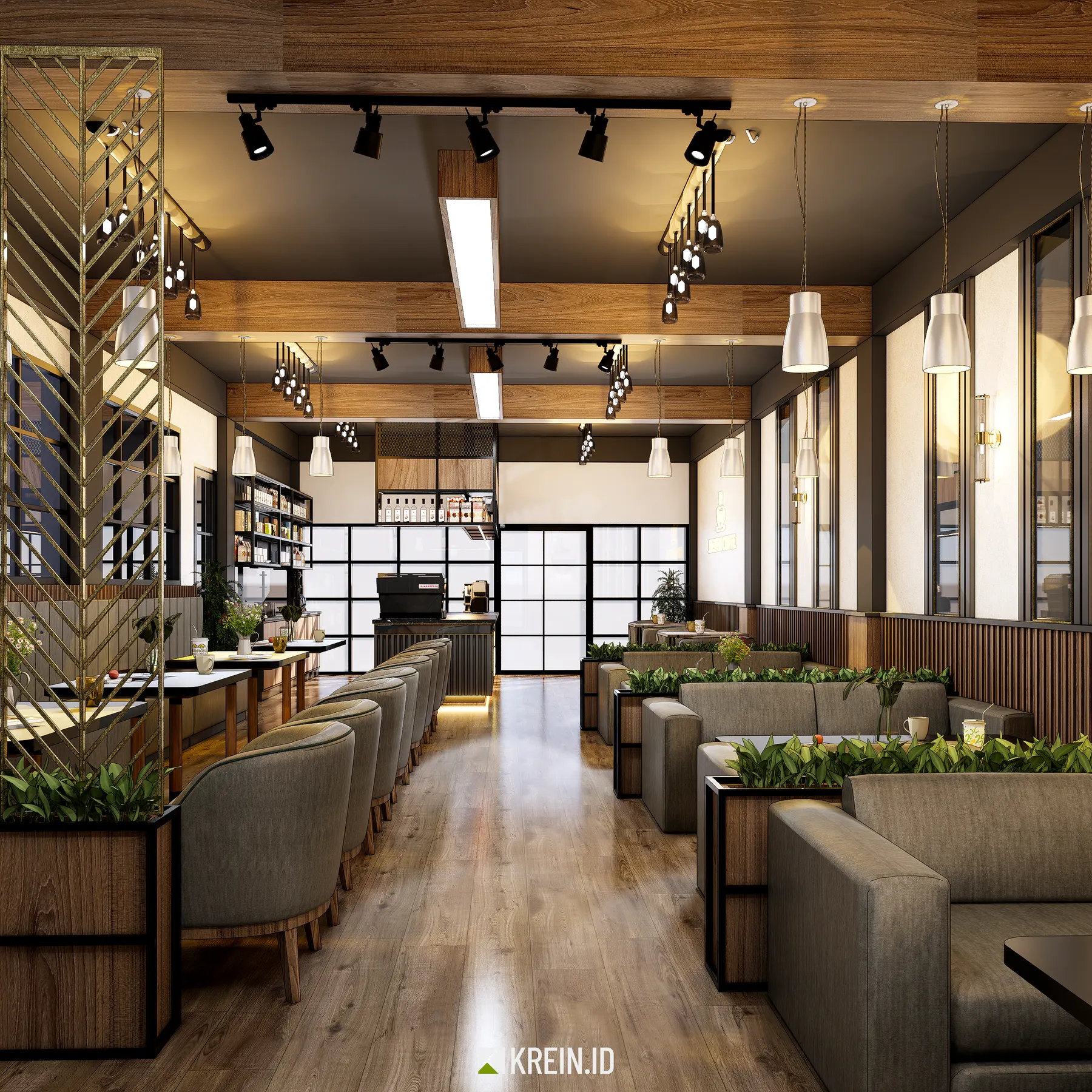 Cafe J Seven — J Seven Cafe — interior oleh KREIN Pekanbaru