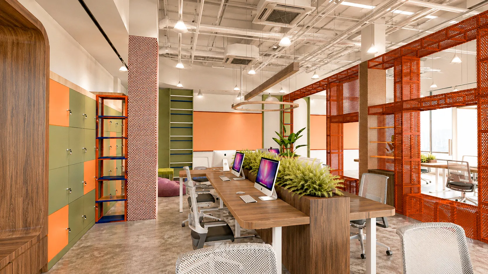 DAIKIN Office Design — Coworking Space — interior oleh KREIN Pekanbaru