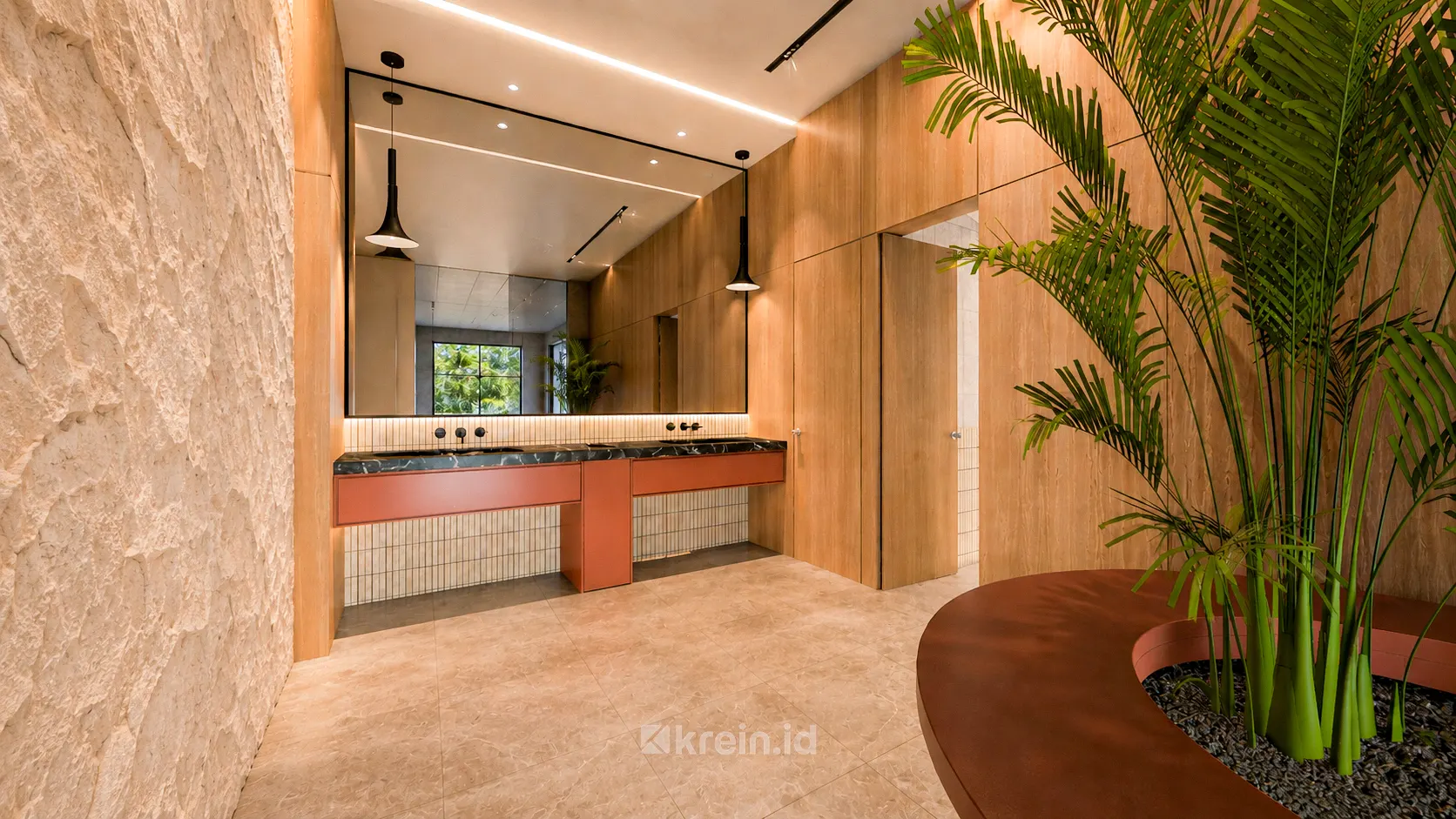 DAIKIN Office Design — Restroom — interior oleh KREIN Pekanbaru