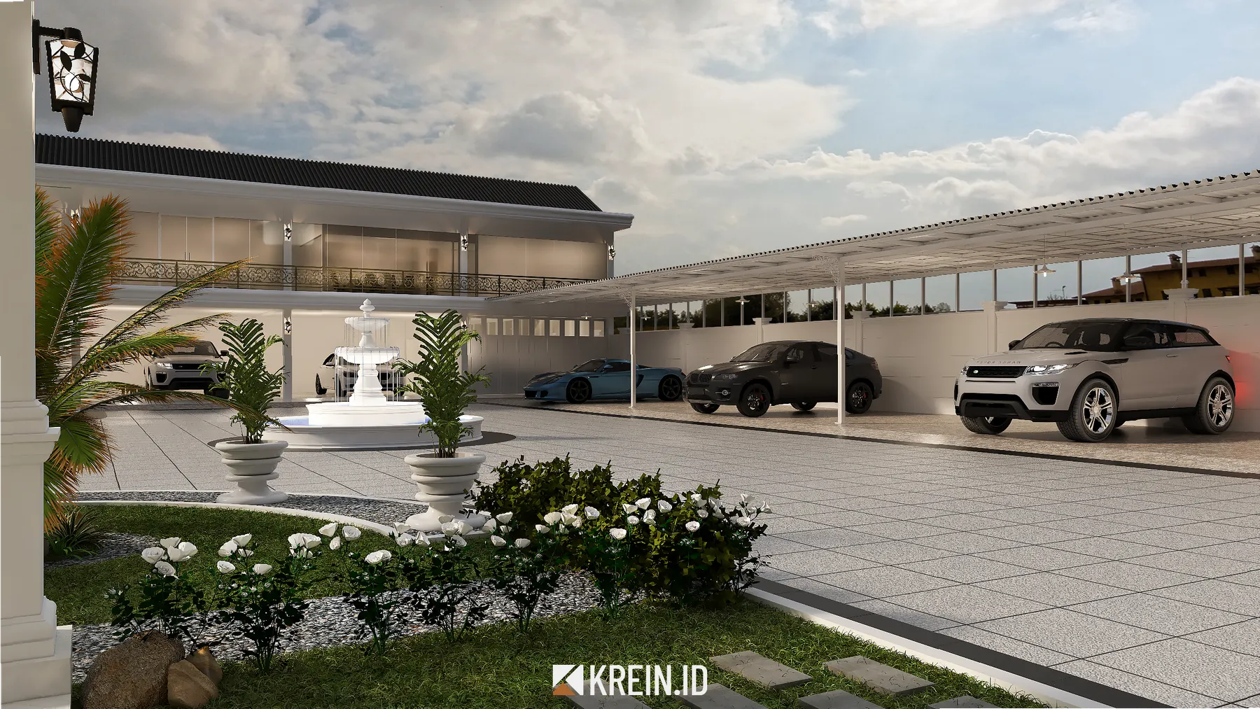 Design Rumah Mrs. DWI — Exterior — interior oleh KREIN Pekanbaru