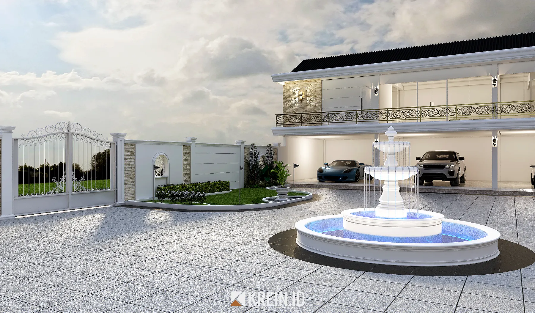 Design Rumah Mrs. DWI — Exterior — interior oleh KREIN Pekanbaru