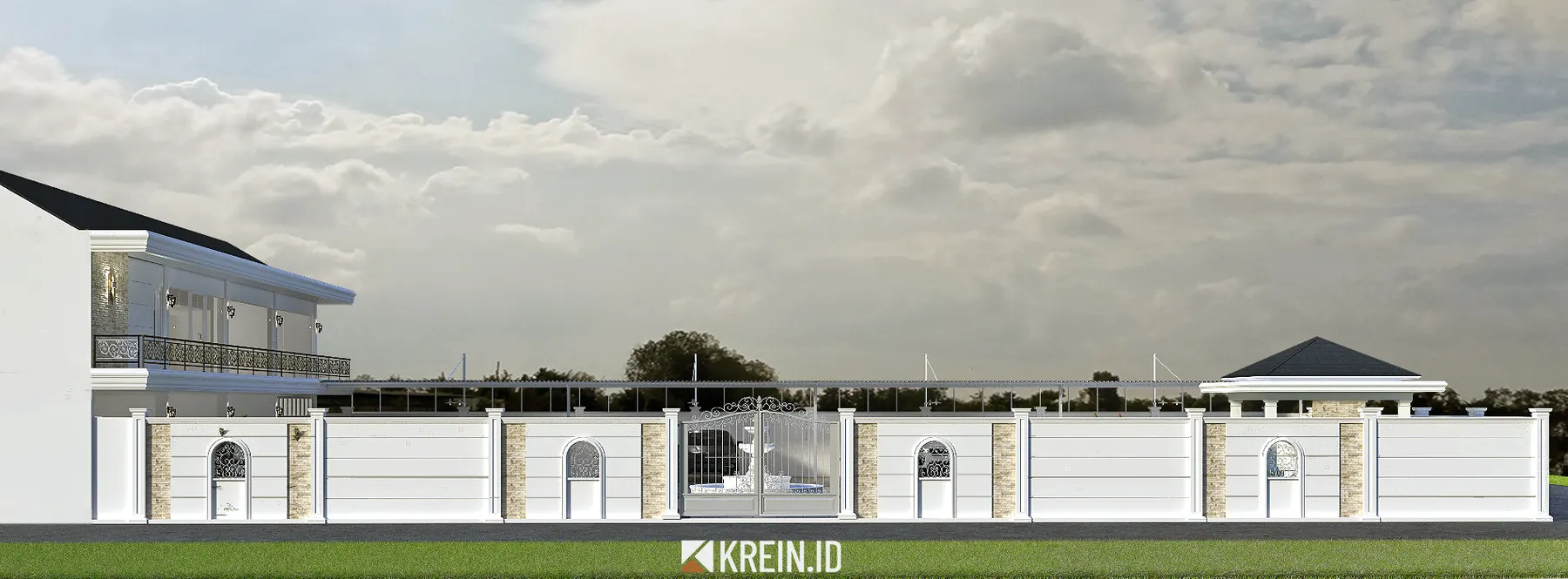 Design Rumah Mrs. DWI — Exterior — interior oleh KREIN Pekanbaru