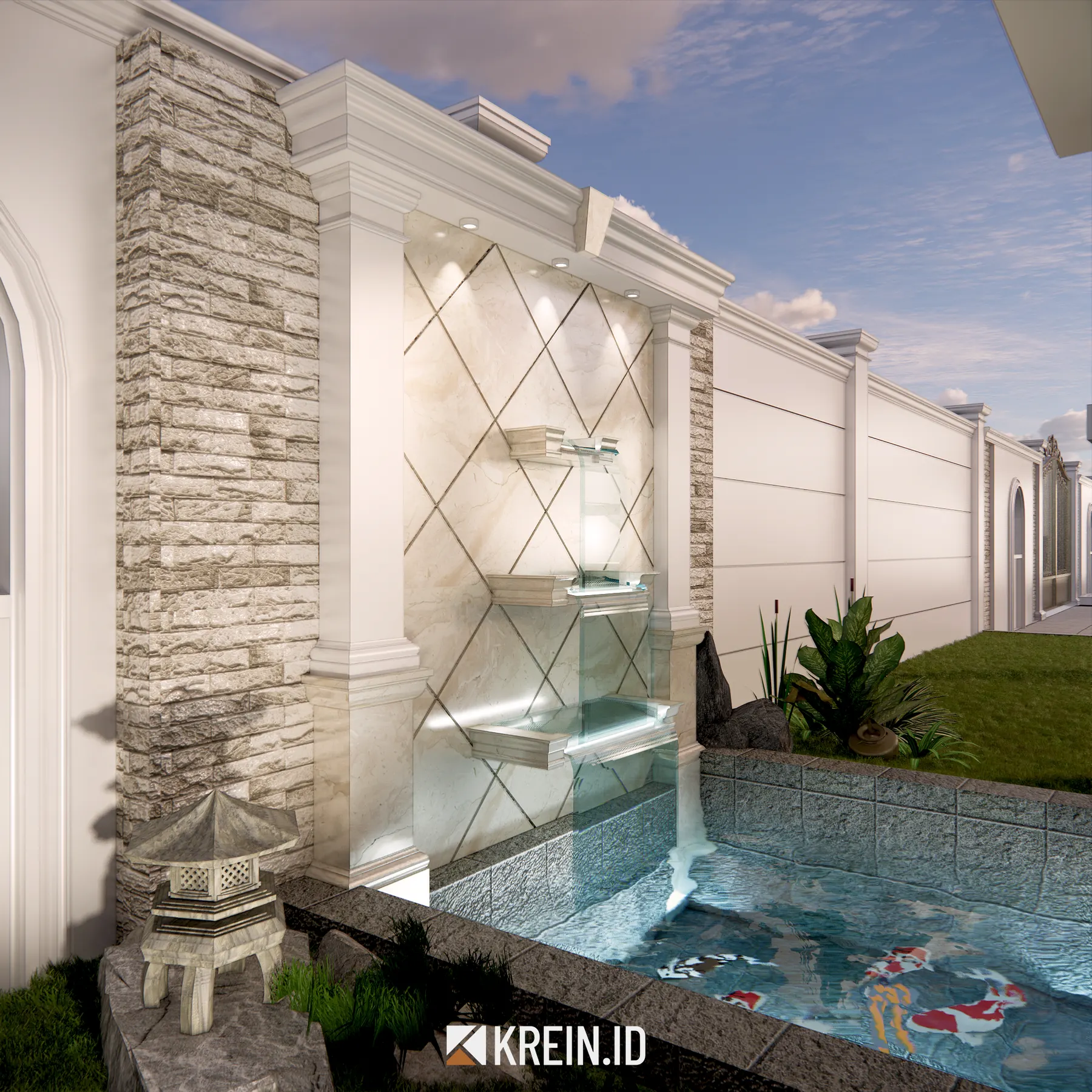 Design Rumah Mrs. DWI — Exterior — interior oleh KREIN Pekanbaru