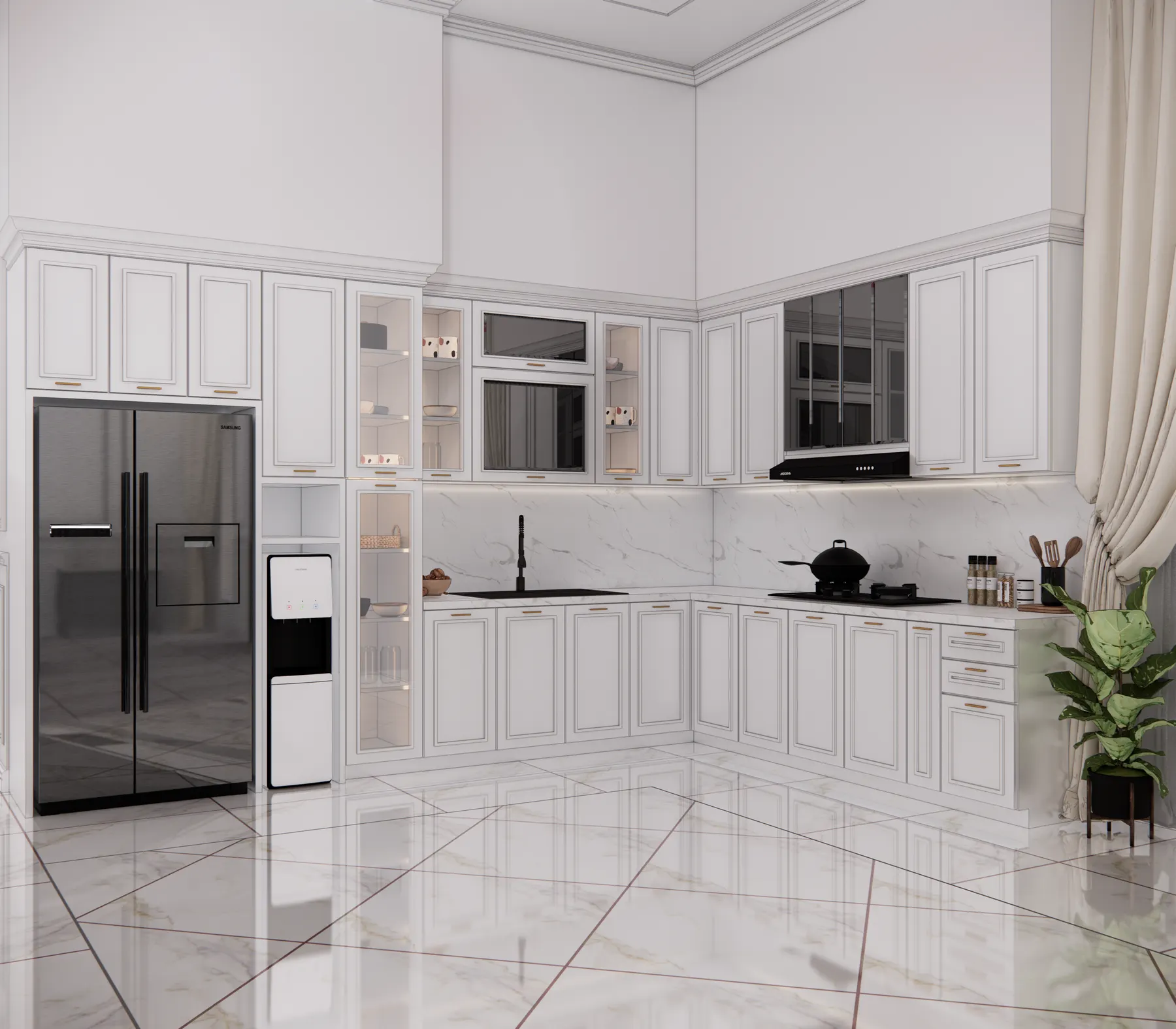 Interior Rumah Mr. AMR — LIving Room — interior oleh KREIN Pekanbaru