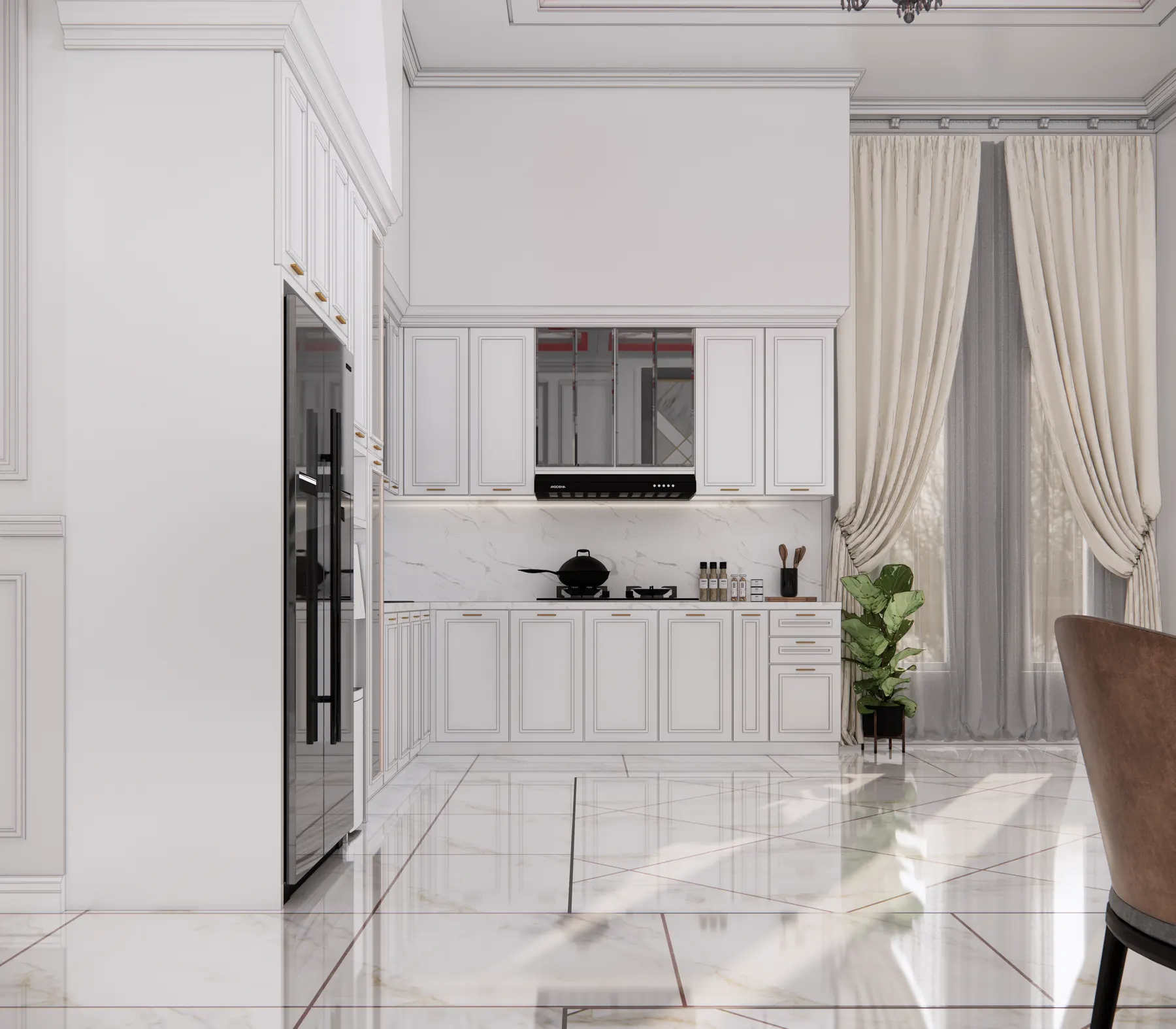 Interior Rumah Mr. AMR — LIving Room — interior oleh KREIN Pekanbaru