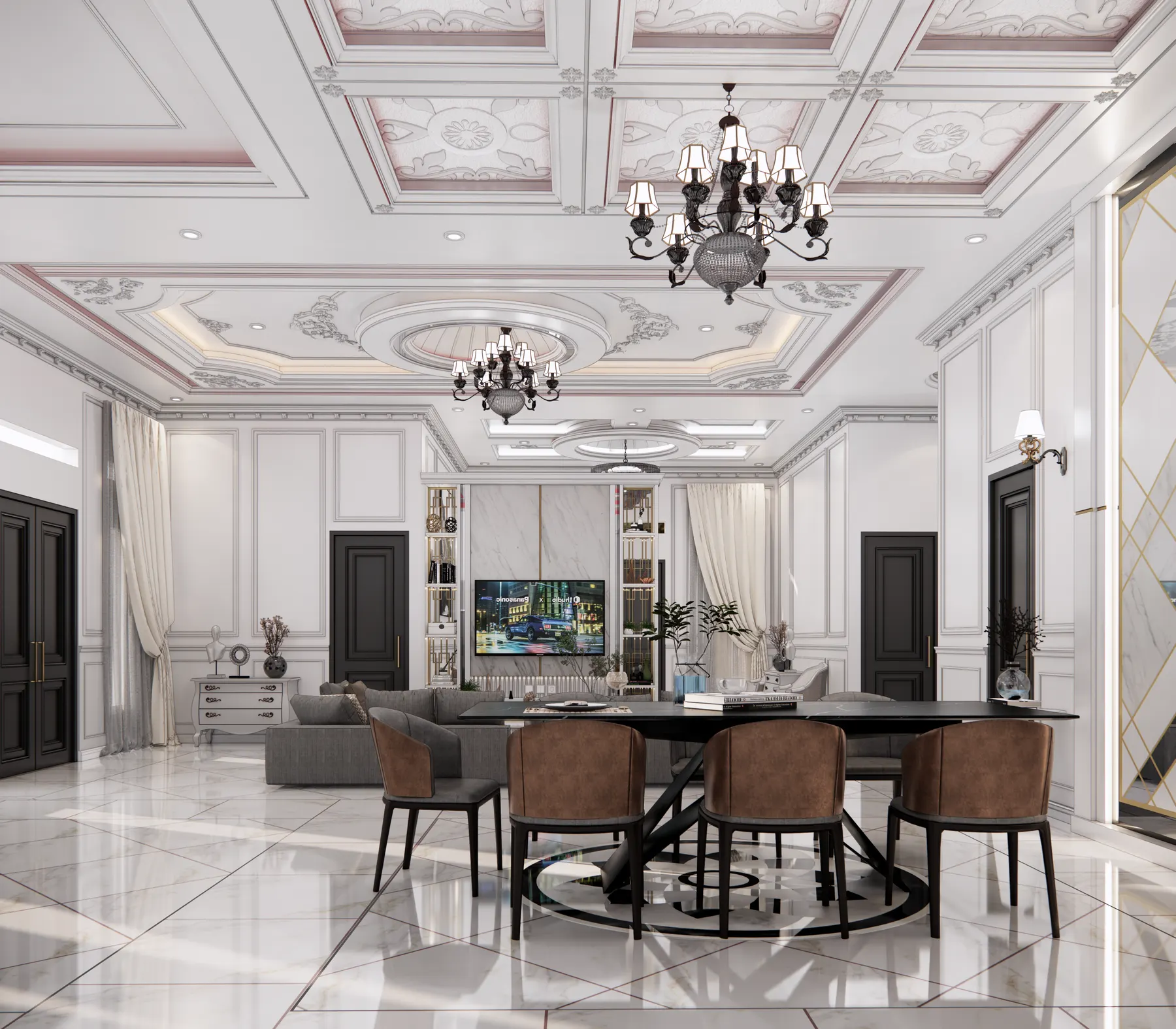 Interior Rumah Mr. AMR — LIving Room — interior oleh KREIN Pekanbaru