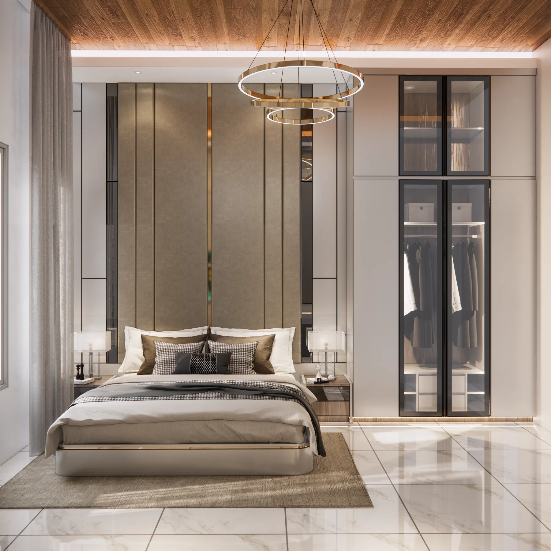 Interior Rumah Mr. AMR — Master Bedroom — interior oleh KREIN Pekanbaru