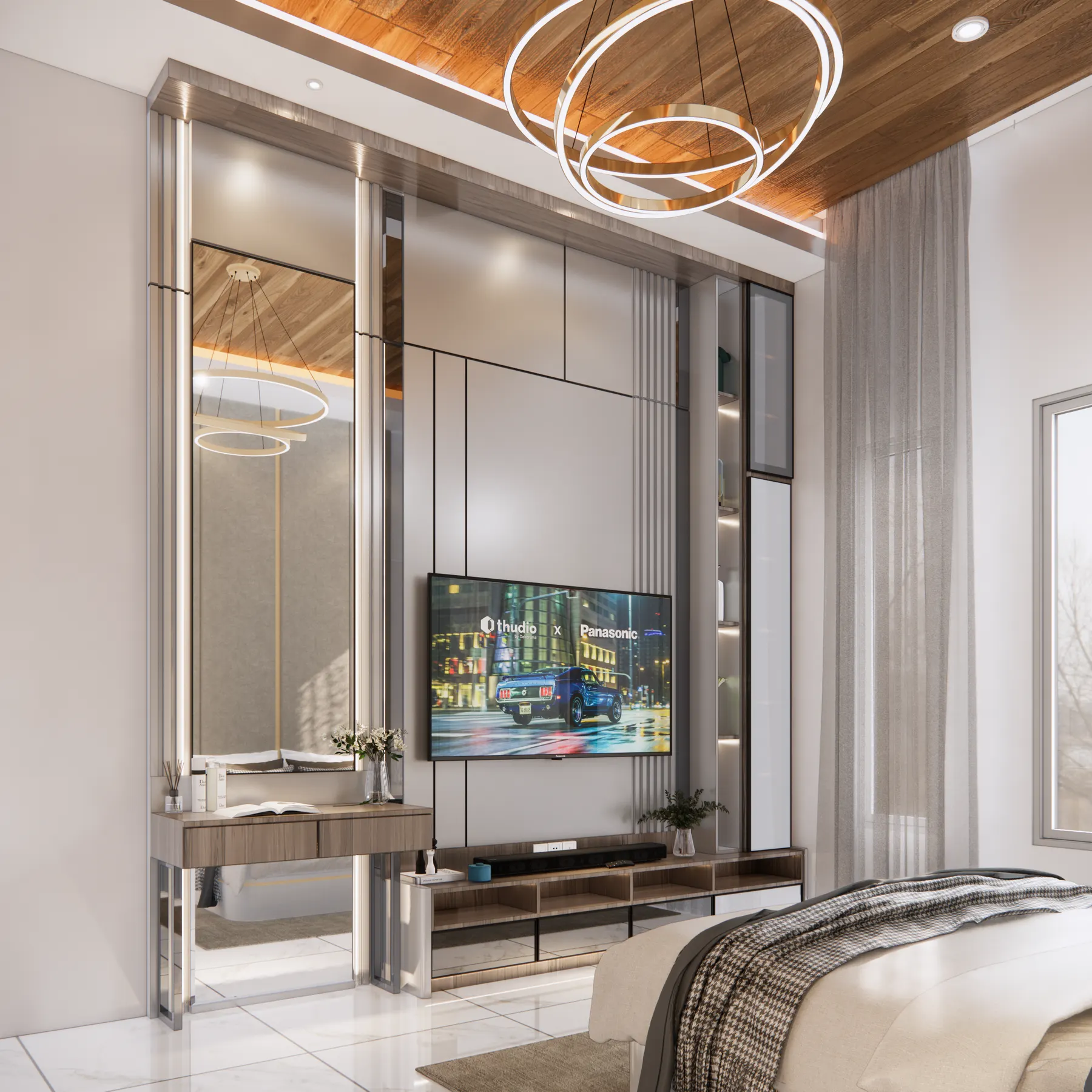 Interior Rumah Mr. AMR — Master Bedroom — interior oleh KREIN Pekanbaru