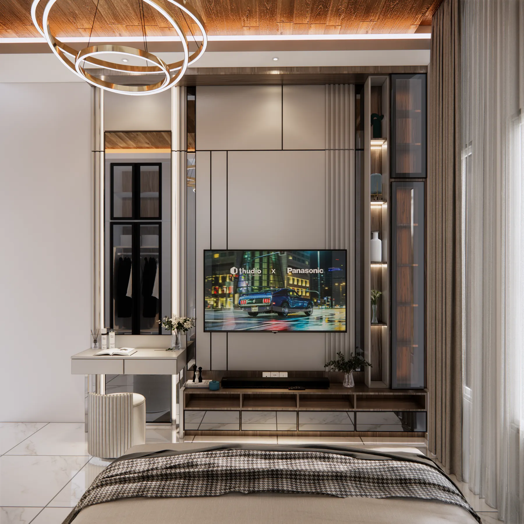 Interior Rumah Mr. AMR — Master Bedroom — interior oleh KREIN Pekanbaru