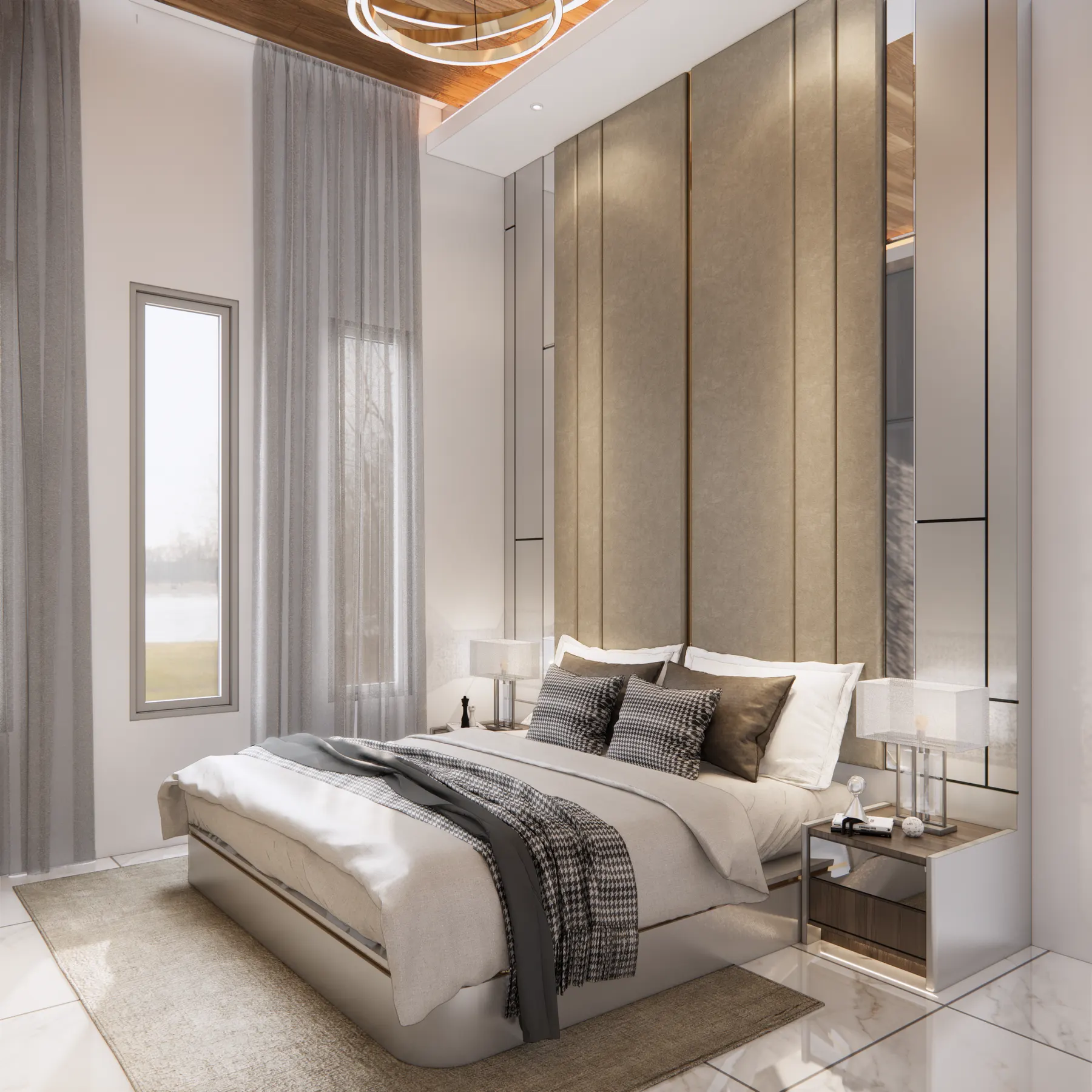 Interior Rumah Mr. AMR — Master Bedroom — interior oleh KREIN Pekanbaru