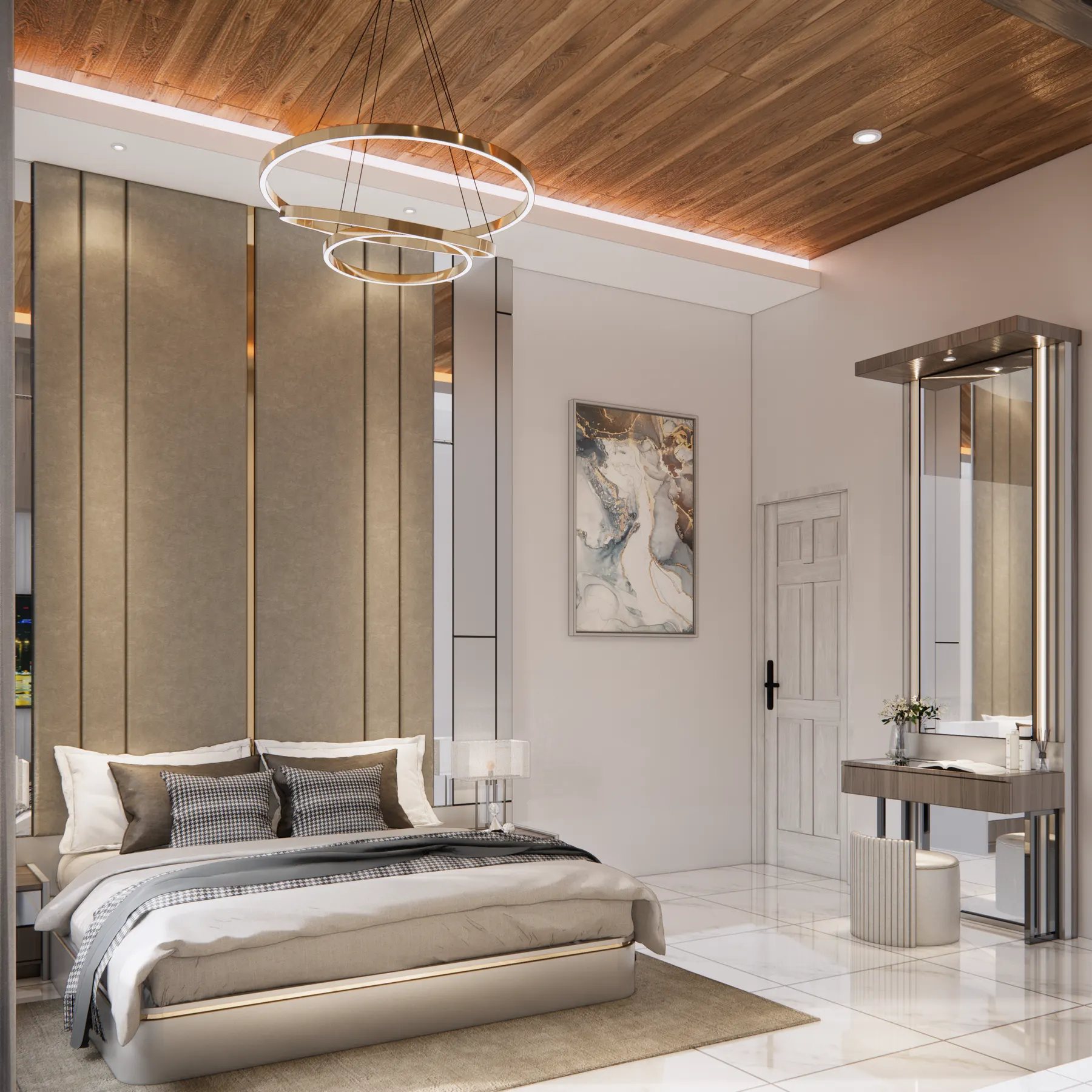 Interior Rumah Mr. AMR — Master Bedroom — interior oleh KREIN Pekanbaru
