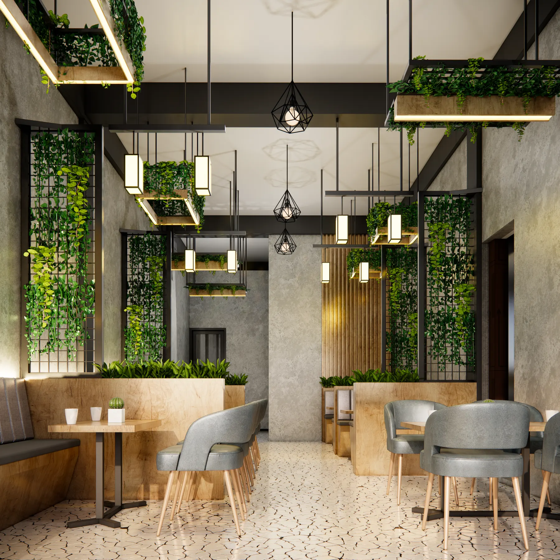 Leng Coffee Arifin Ahmad — Bar & VIP Room — interior oleh KREIN Pekanbaru