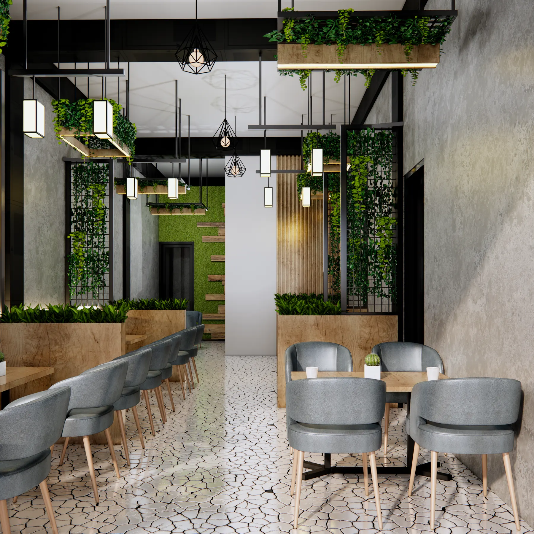 Leng Coffee Arifin Ahmad — Bar & VIP Room — interior oleh KREIN Pekanbaru