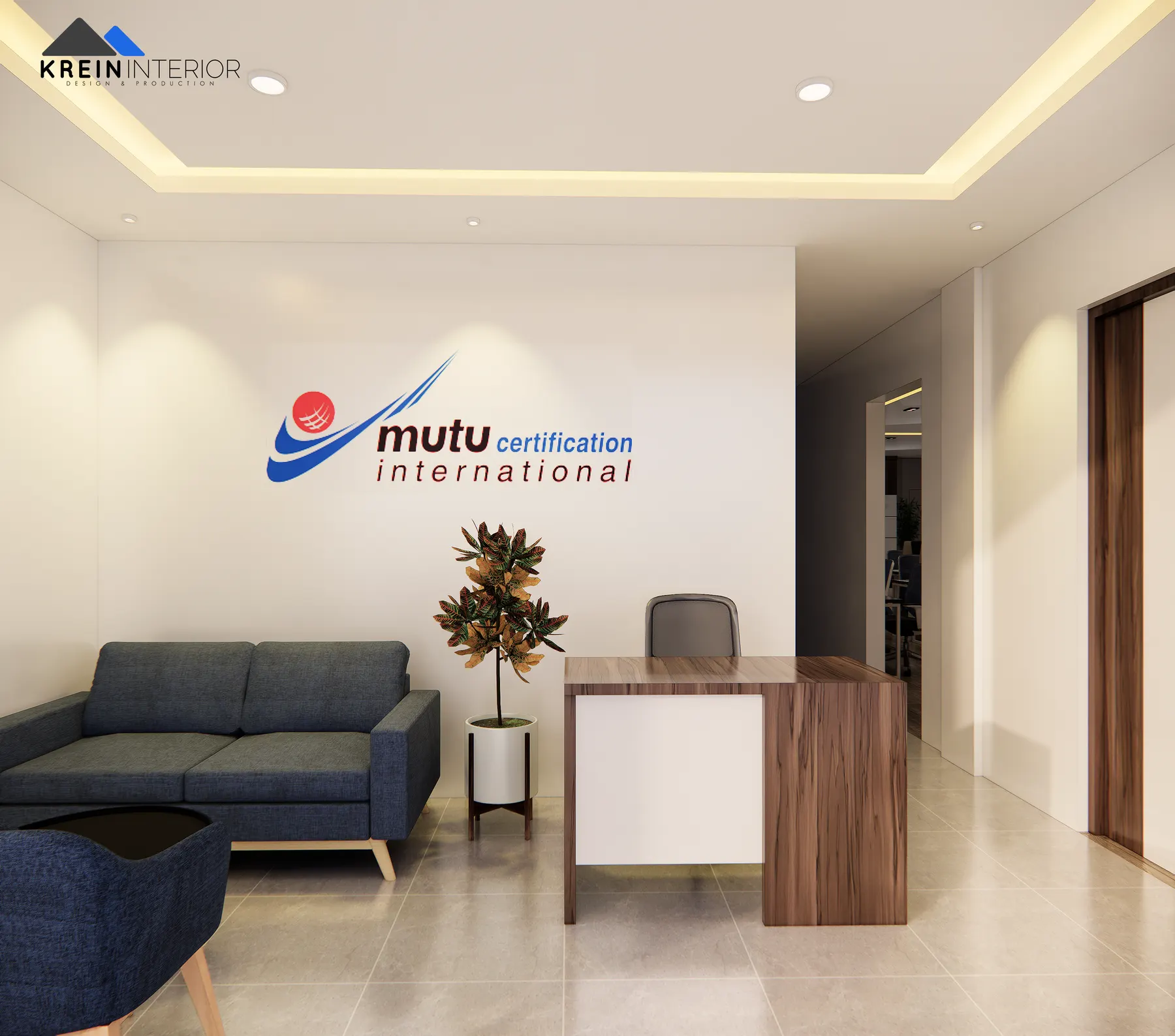 Mutu International — Office Room — interior oleh KREIN Pekanbaru