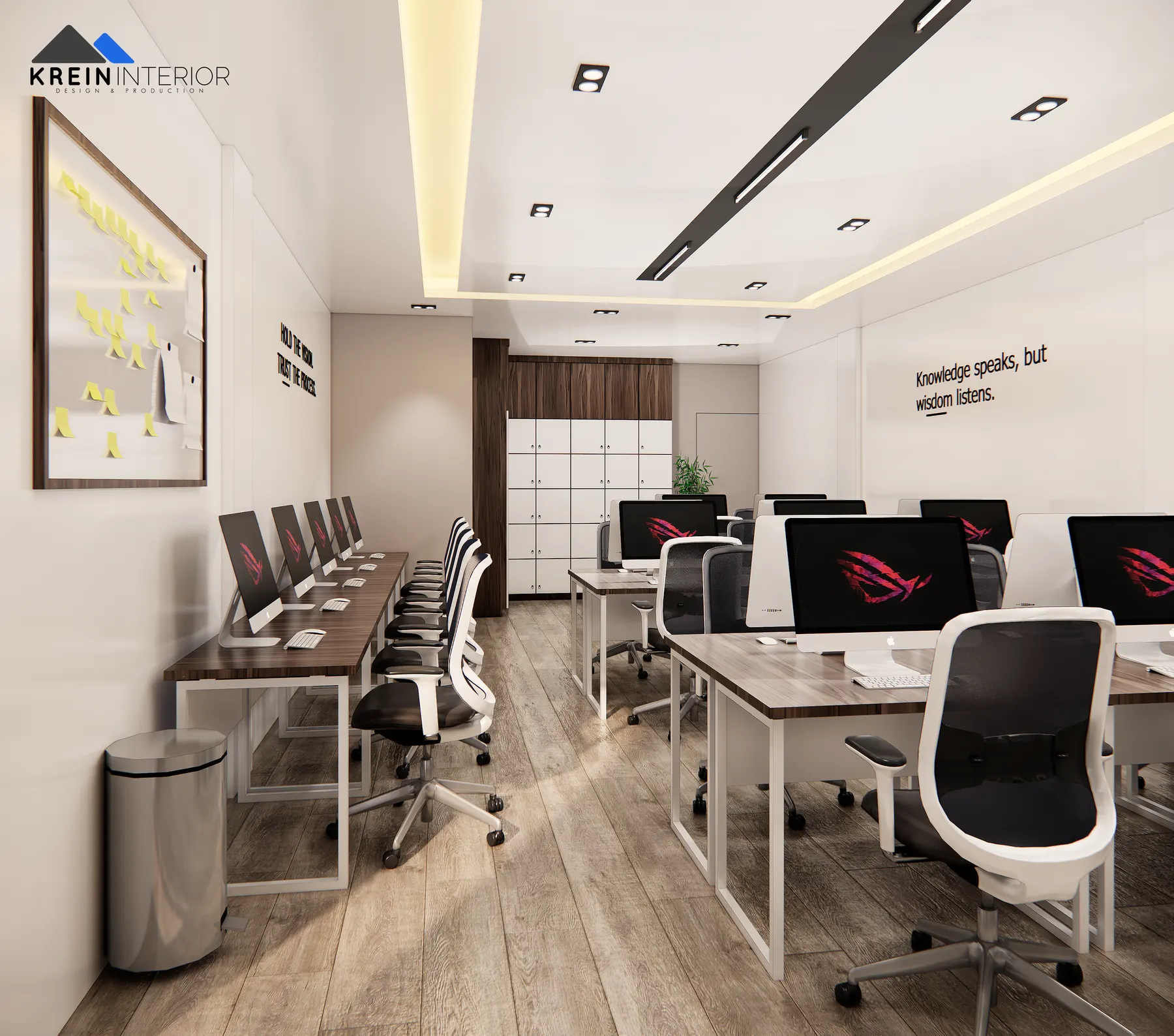 Mutu International — Office Room — interior oleh KREIN Pekanbaru