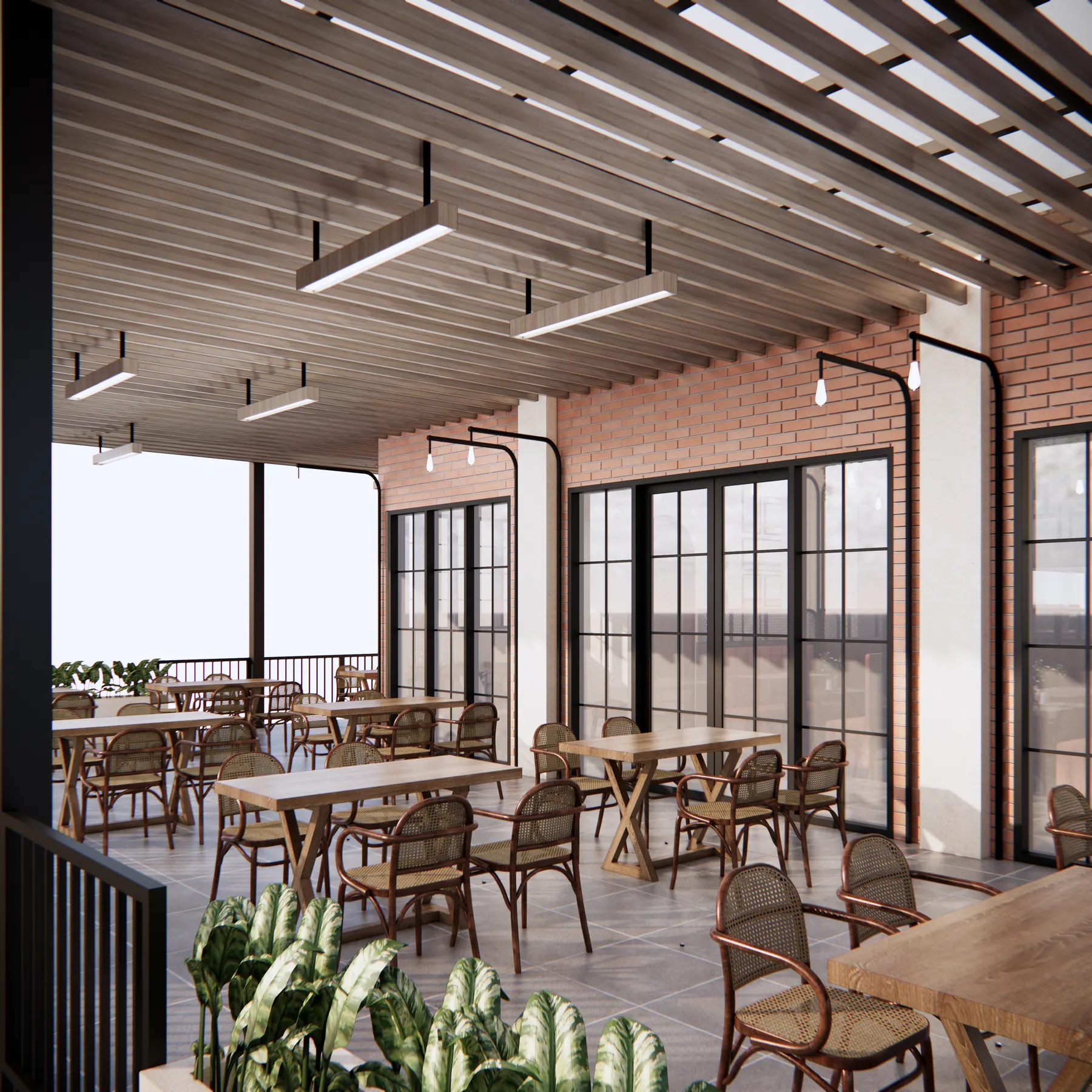 Peterseli — Resto — interior oleh KREIN Pekanbaru
