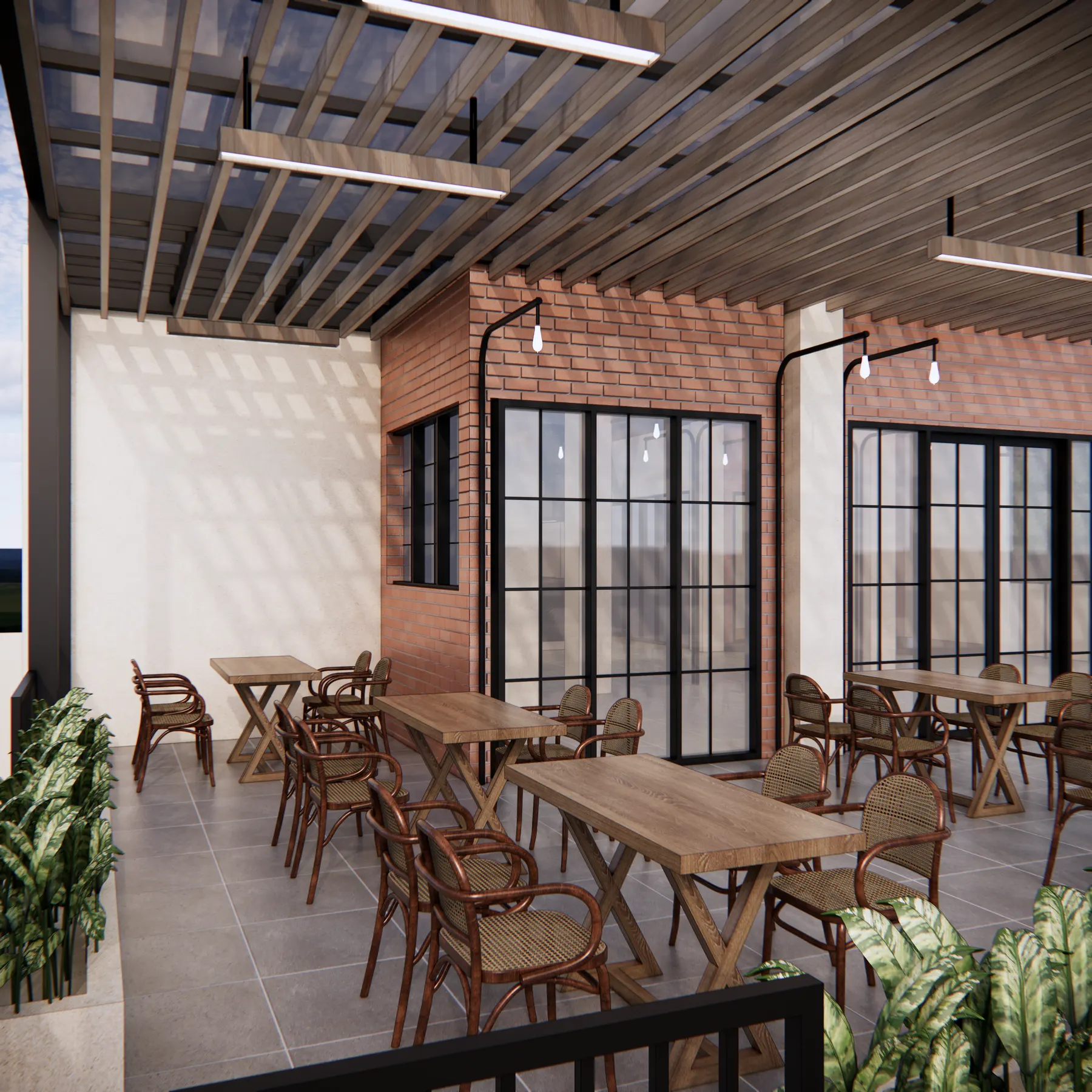 Peterseli — Resto — interior oleh KREIN Pekanbaru