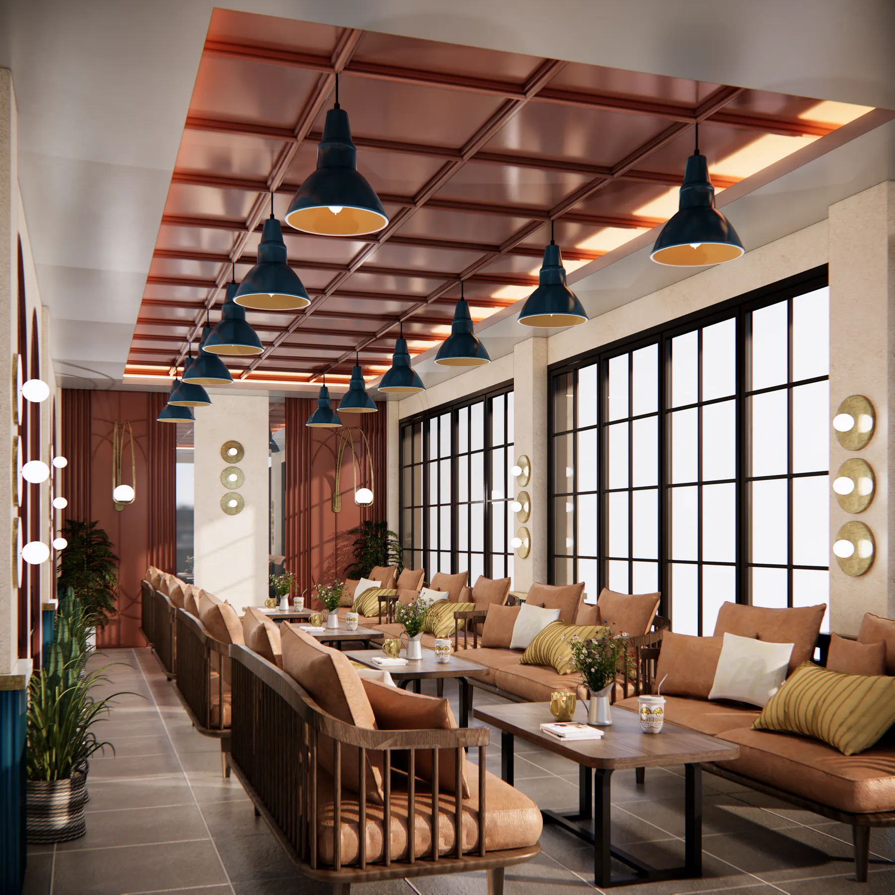 Peterseli — Resto — interior oleh KREIN Pekanbaru