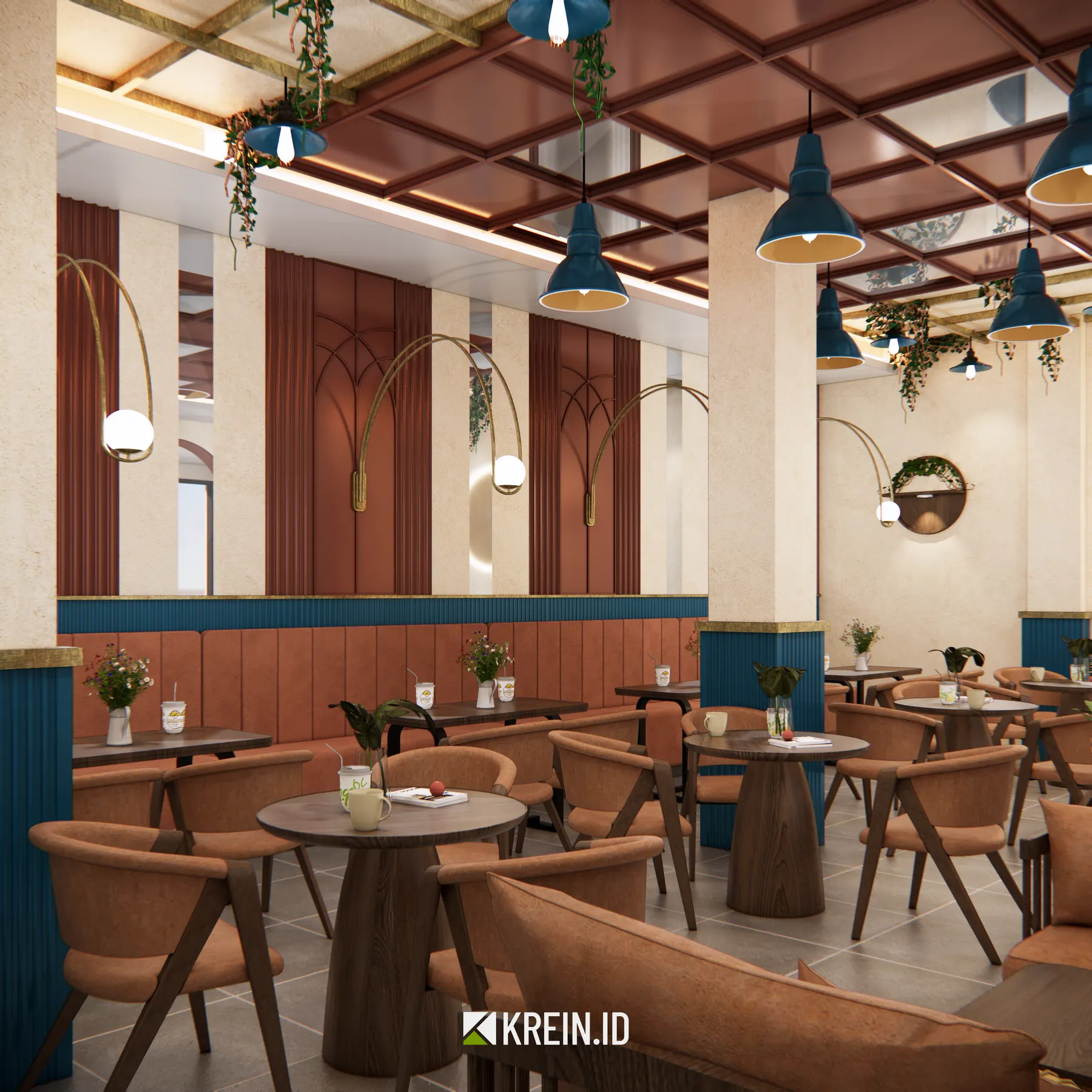 Peterseli — Resto — interior oleh KREIN Pekanbaru