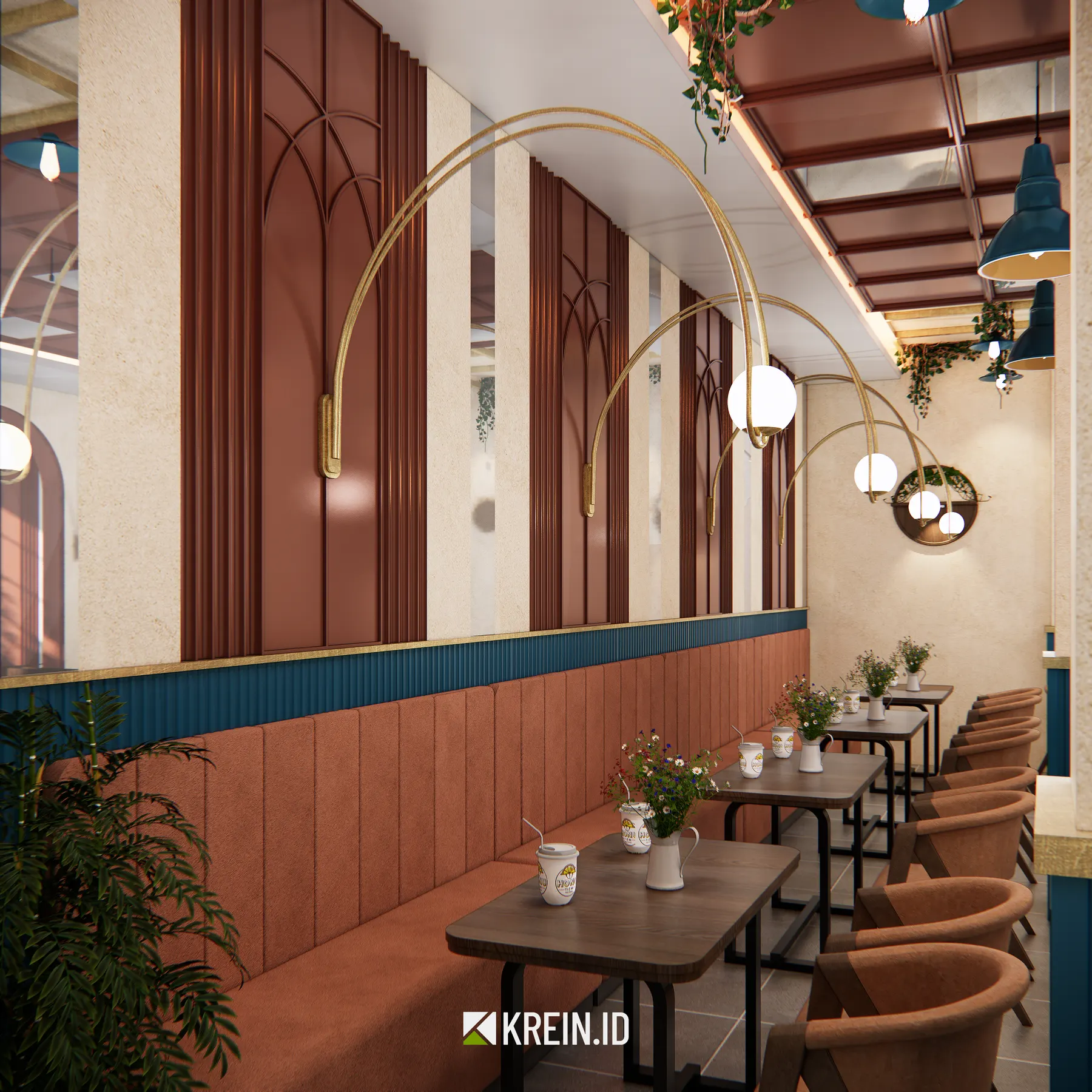Peterseli — Resto — interior oleh KREIN Pekanbaru
