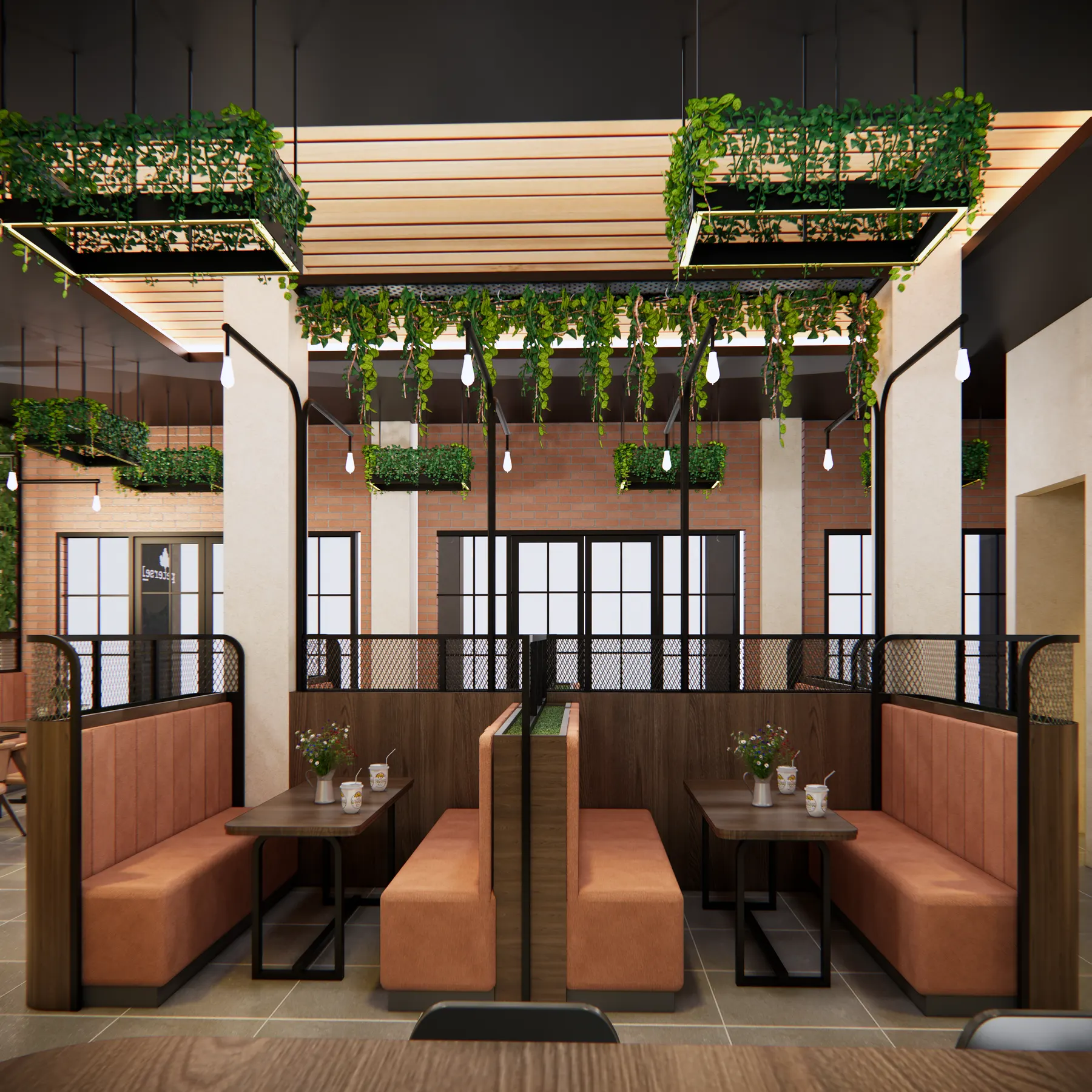 Peterseli — Resto — interior oleh KREIN Pekanbaru