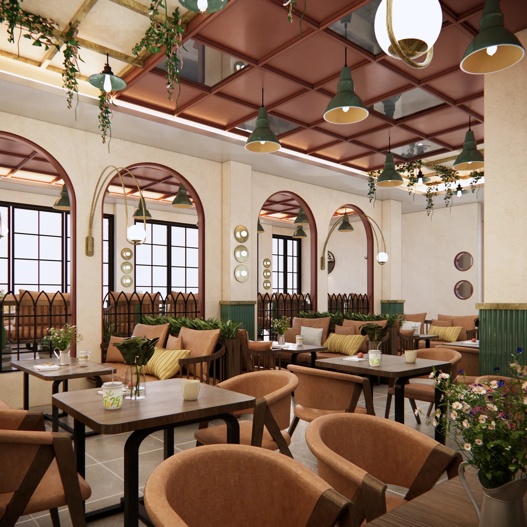 Peterseli — Resto — interior oleh KREIN Pekanbaru