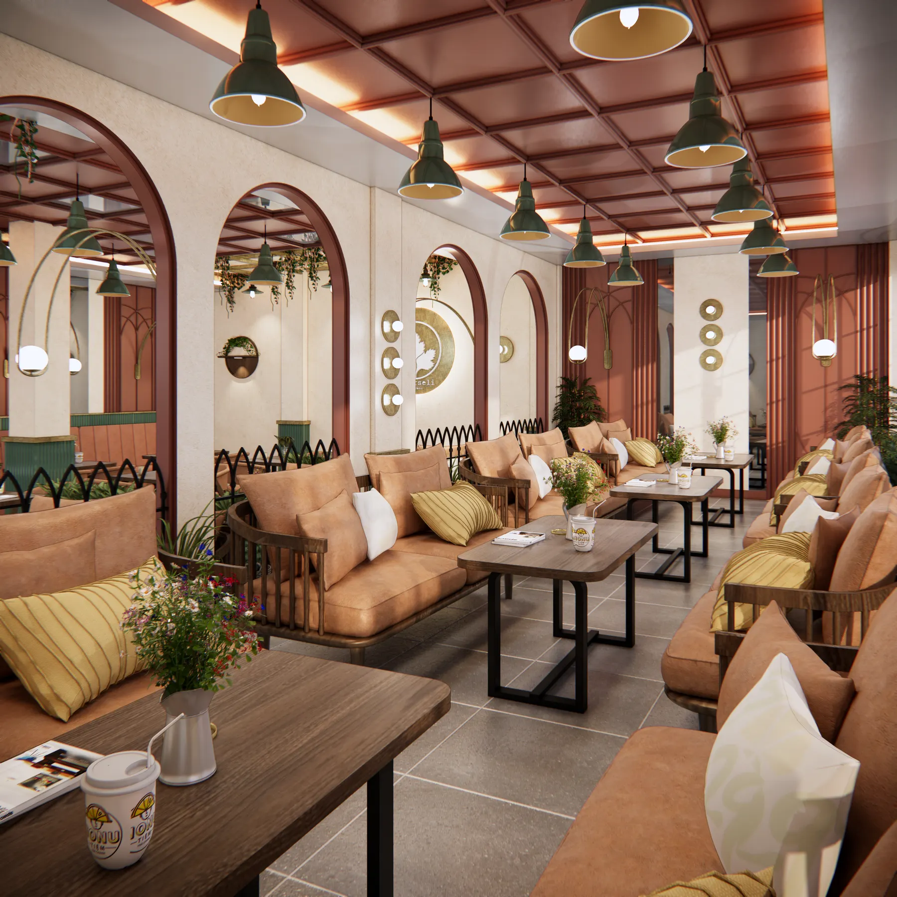 Peterseli — Resto — interior oleh KREIN Pekanbaru