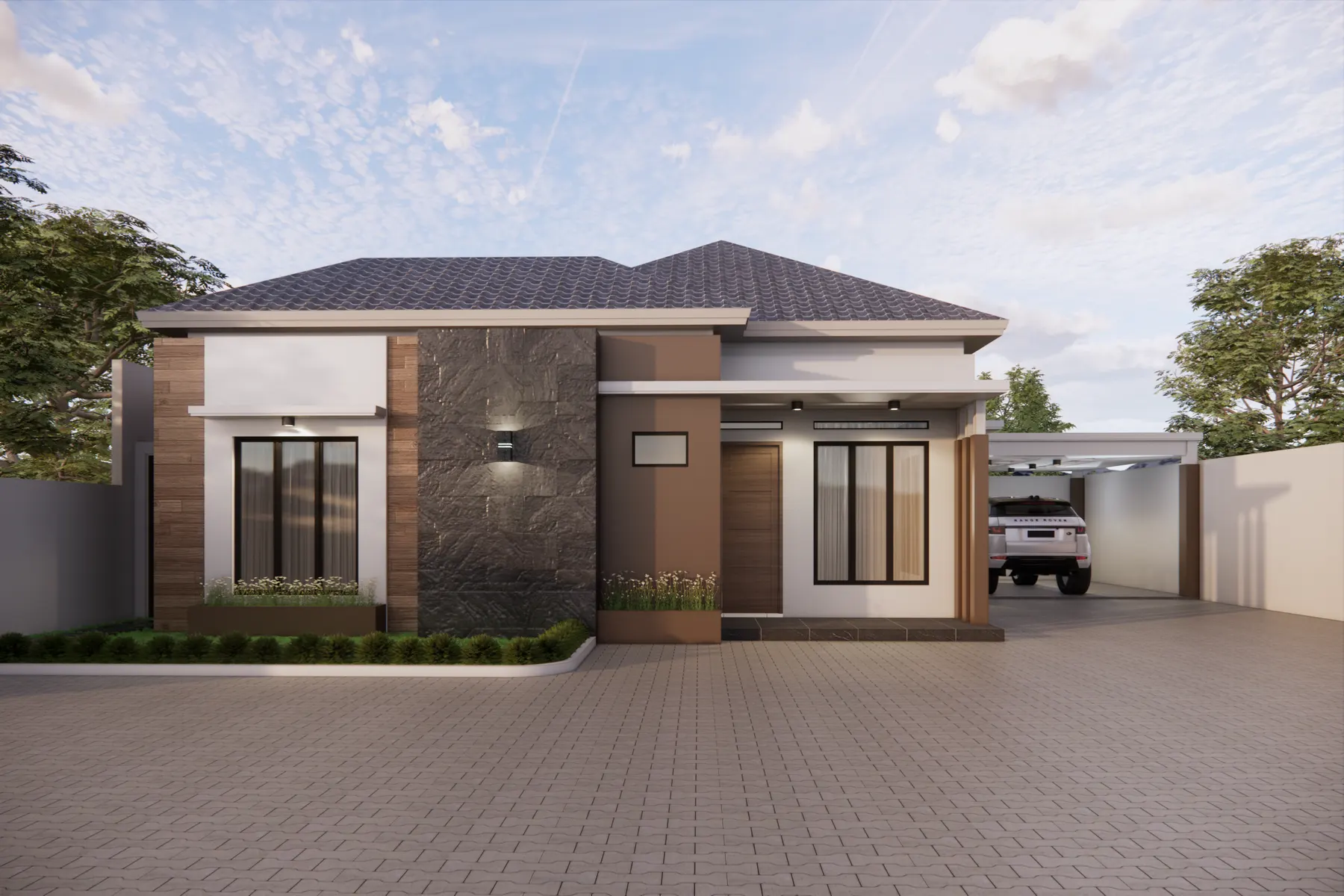 Project Rumah Mrs. ELS — Exterior — interior oleh KREIN Pekanbaru