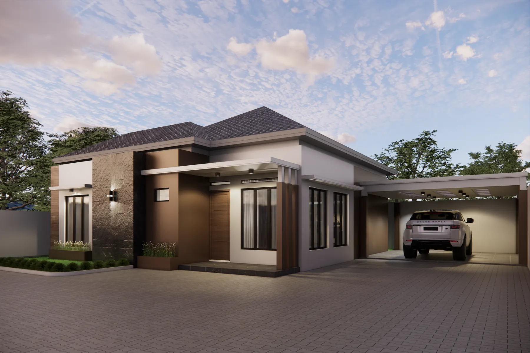Project Rumah Mrs. ELS — Exterior — interior oleh KREIN Pekanbaru