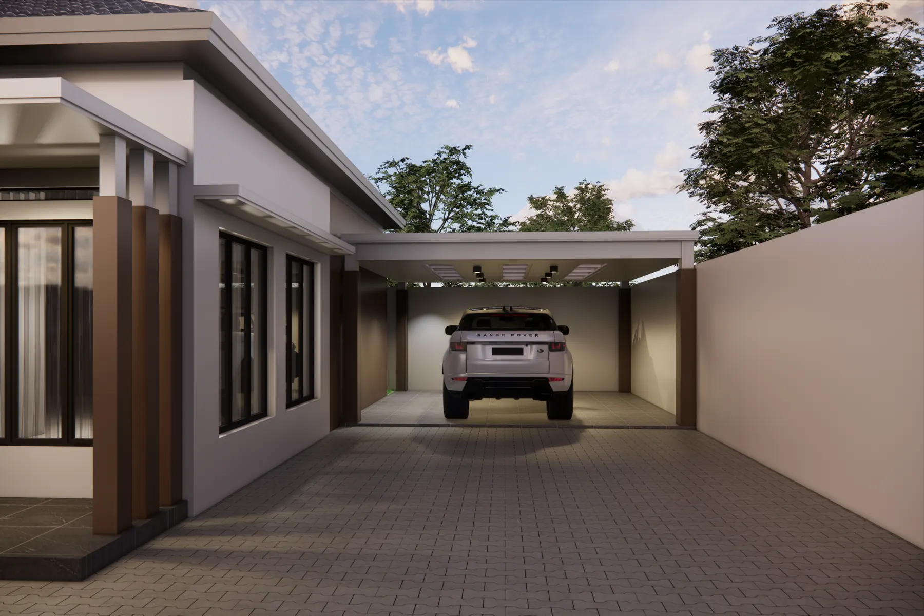 Project Rumah Mrs. ELS — Exterior — interior oleh KREIN Pekanbaru