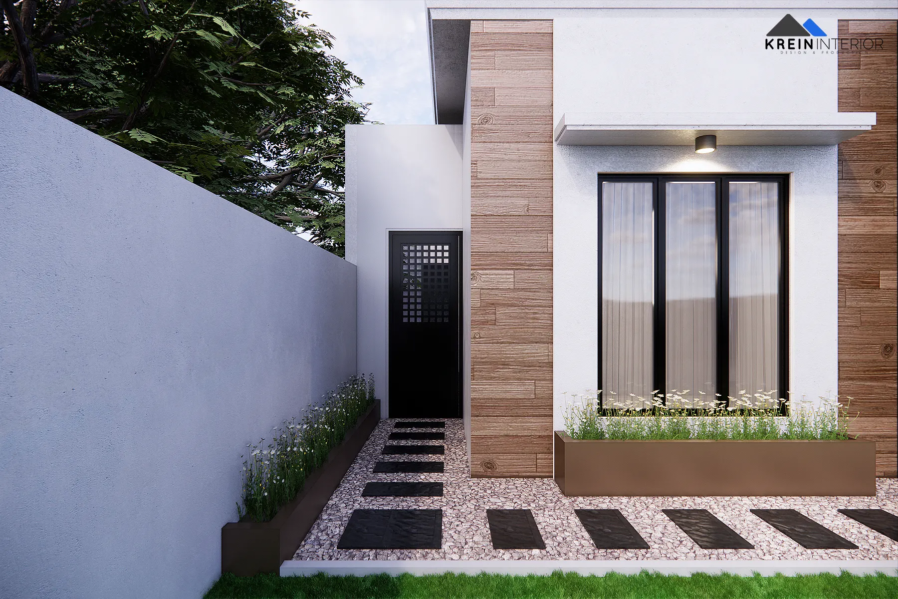Project Rumah Mrs. ELS — Exterior — interior oleh KREIN Pekanbaru