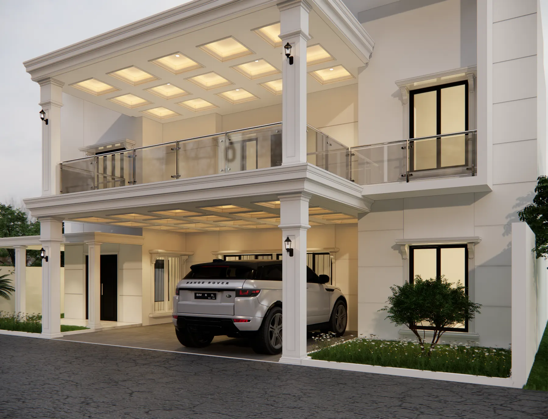 Rumah Mr. WDI  (Exterior) — Design — interior oleh KREIN Pekanbaru