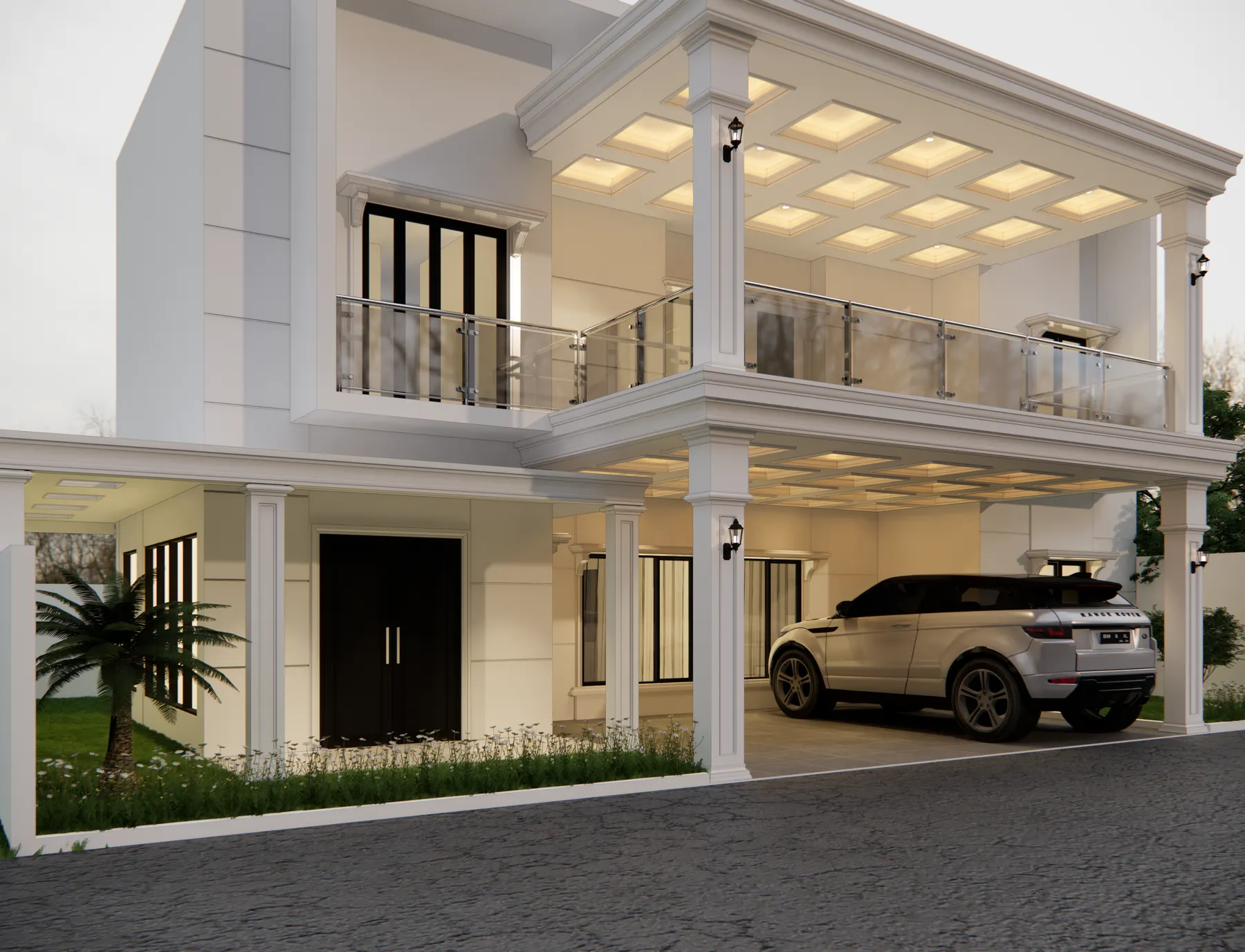 Rumah Mr. WDI  (Exterior) — Design — interior oleh KREIN Pekanbaru