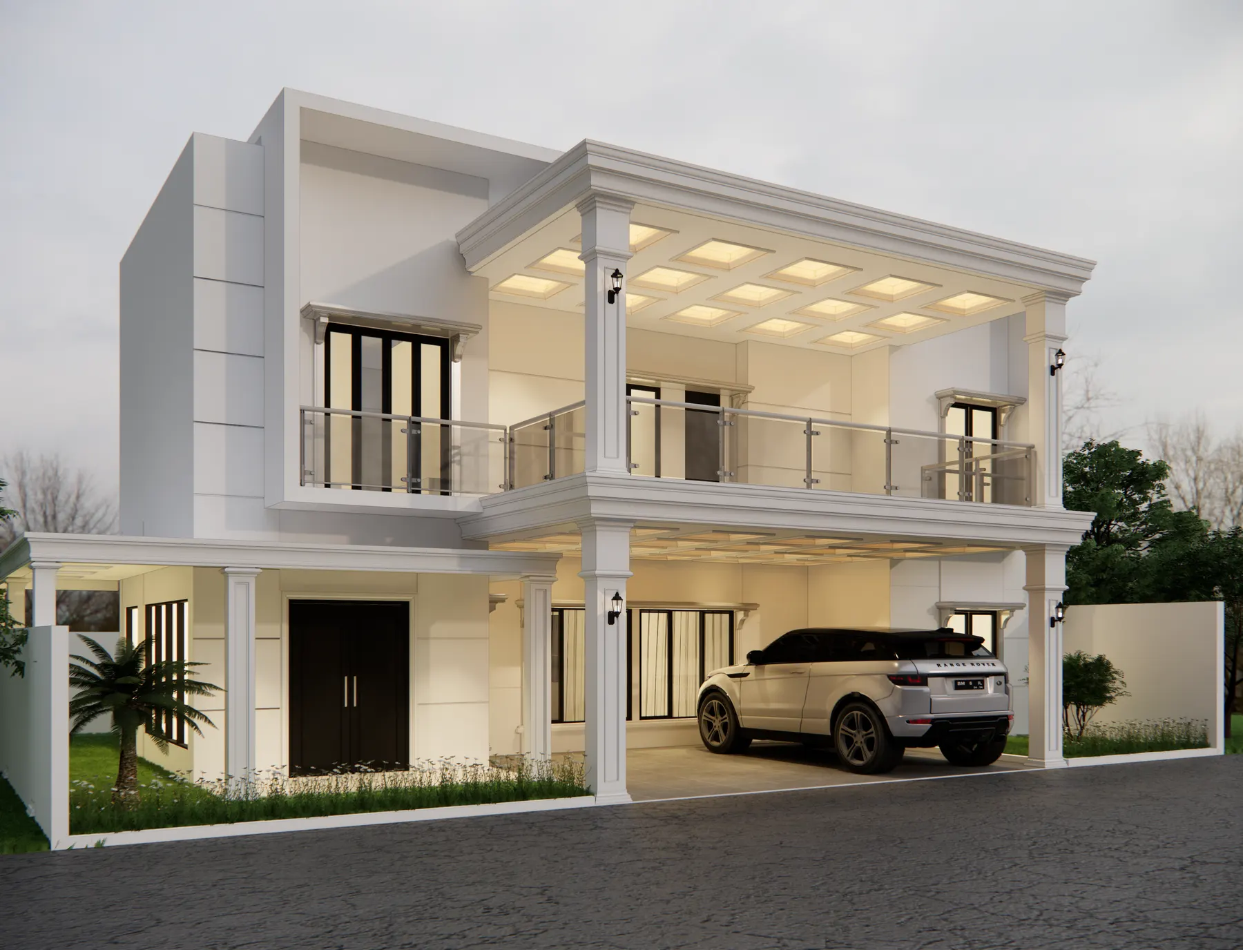 Rumah Mr. WDI  (Exterior) — Design — interior oleh KREIN Pekanbaru