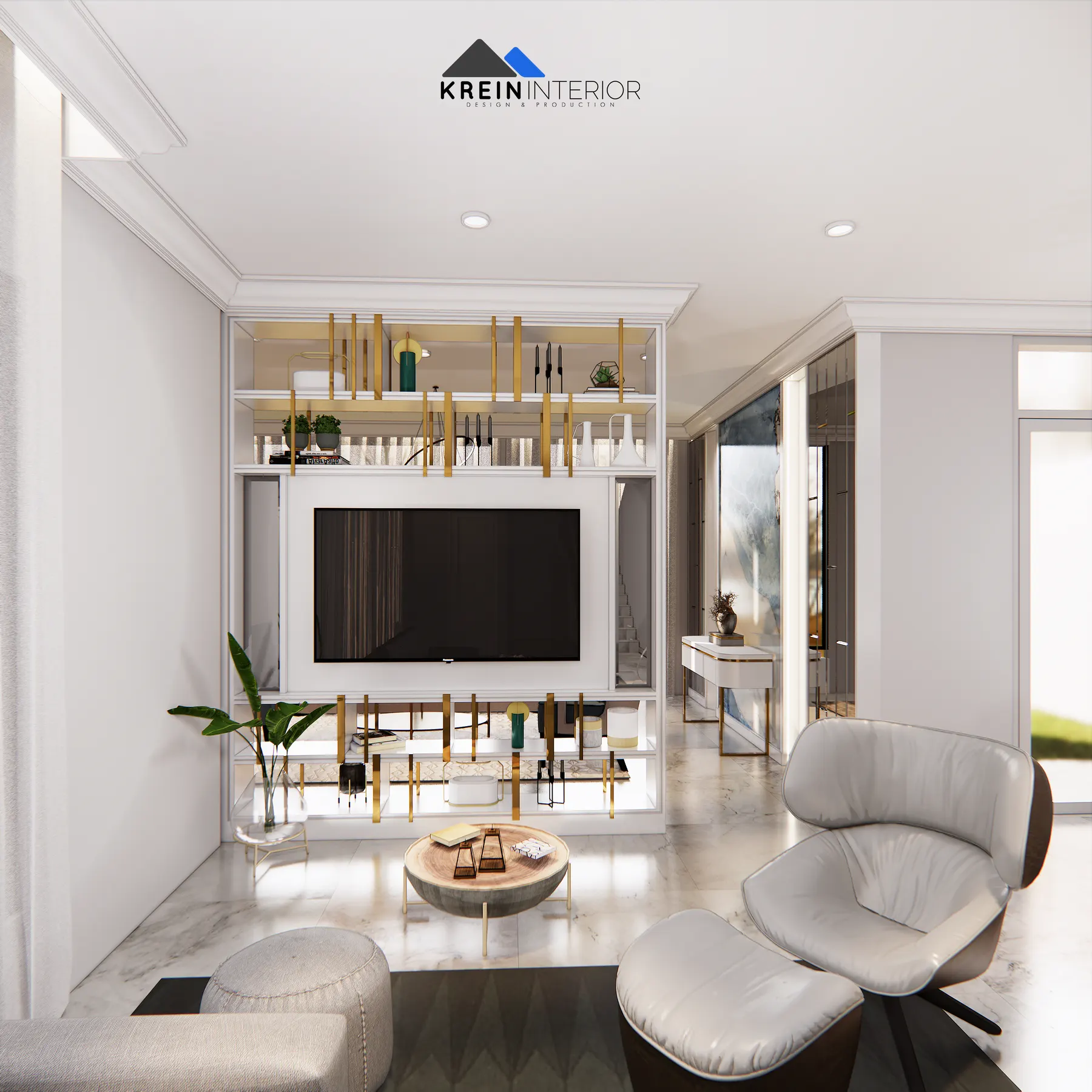 Rumah Mr. WDI (Interior) — LIving Area — interior oleh KREIN Pekanbaru