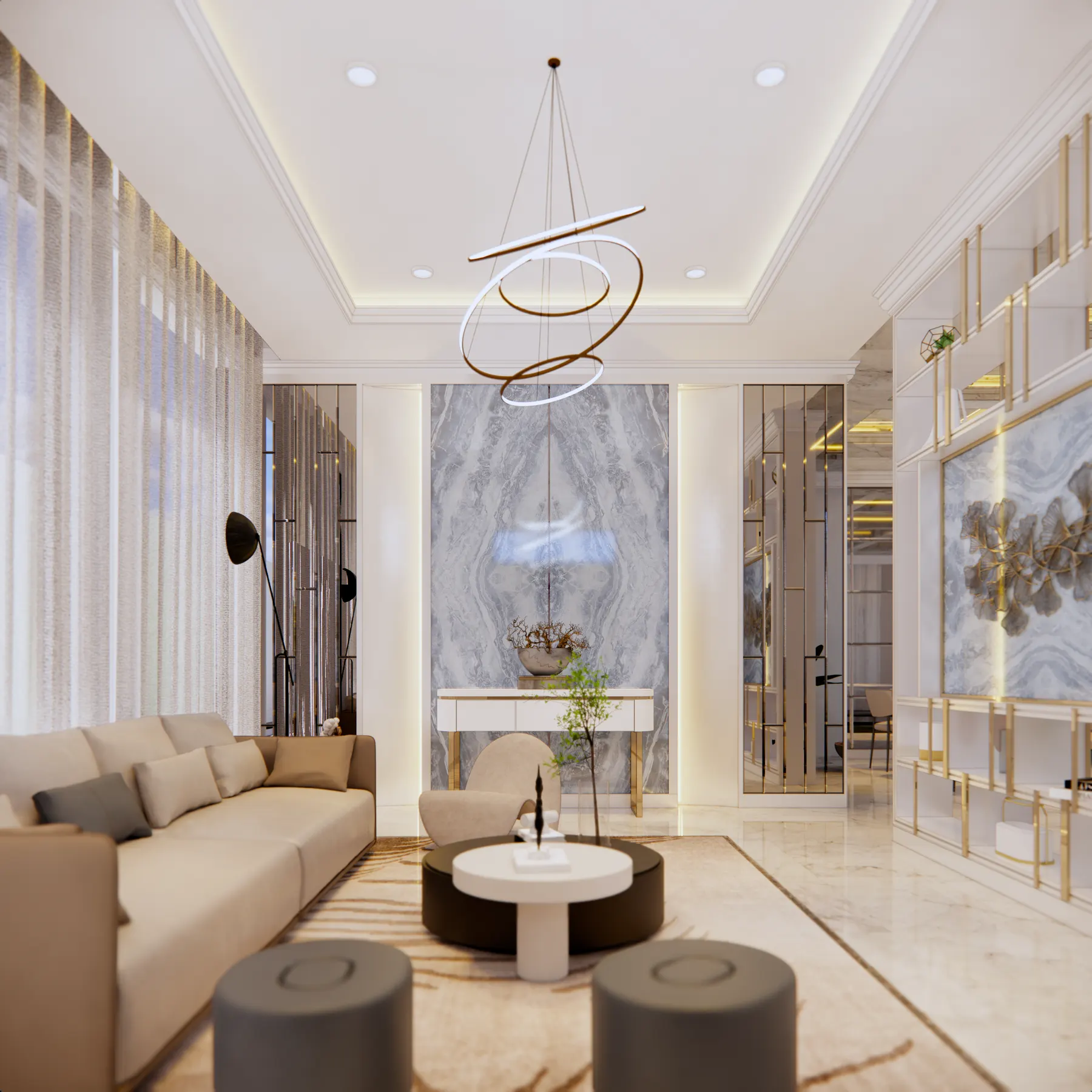 Rumah Mr. WDI (Interior) — LIving Area — interior oleh KREIN Pekanbaru