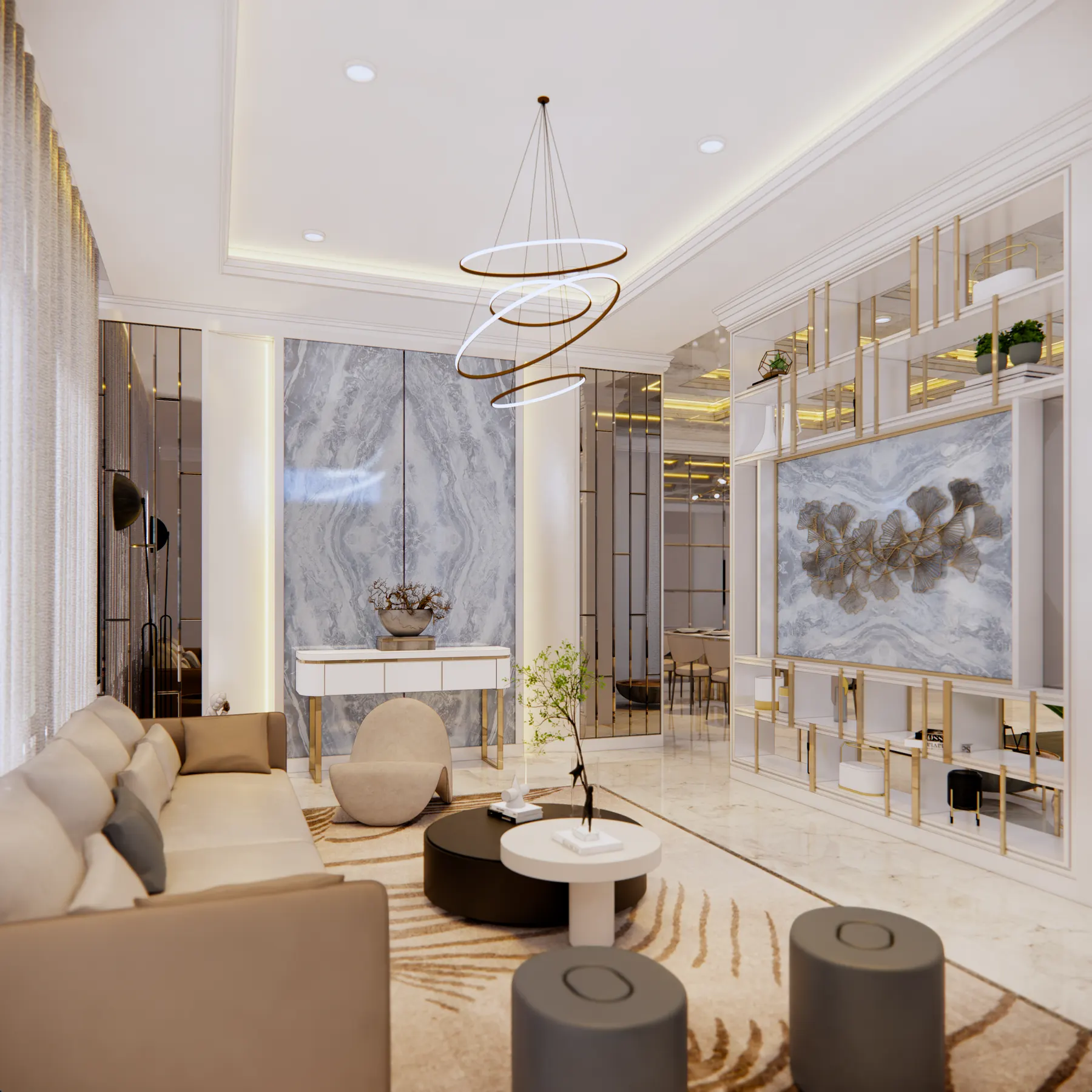 Rumah Mr. WDI (Interior) — LIving Area — interior oleh KREIN Pekanbaru