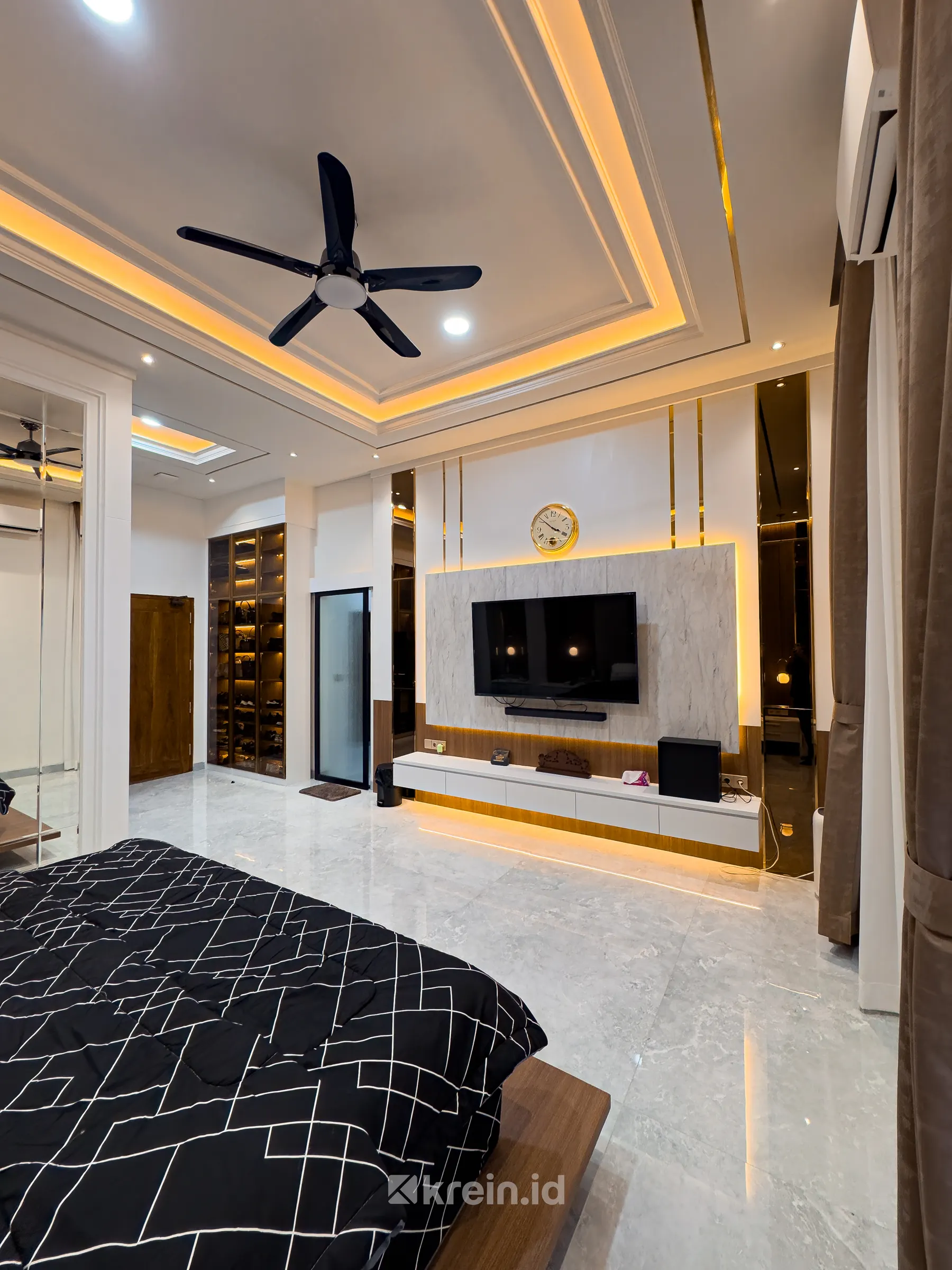 Rumah Tinggal Mr. RI (Master Bedroom) — Rumah Tinggal Mr. RI (Master Bedroom) — interior oleh KREIN Pekanbaru